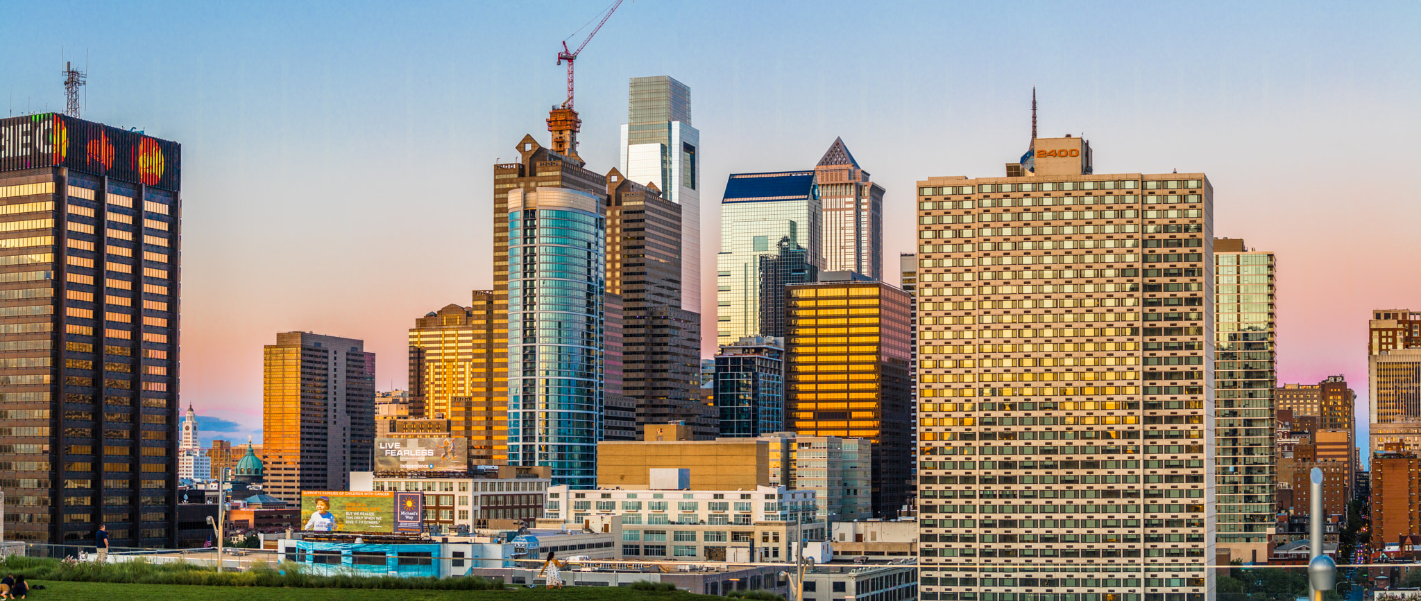 Canon EOS 760D (EOS Rebel T6s / EOS 8000D) sample photo. Philly skyline photography