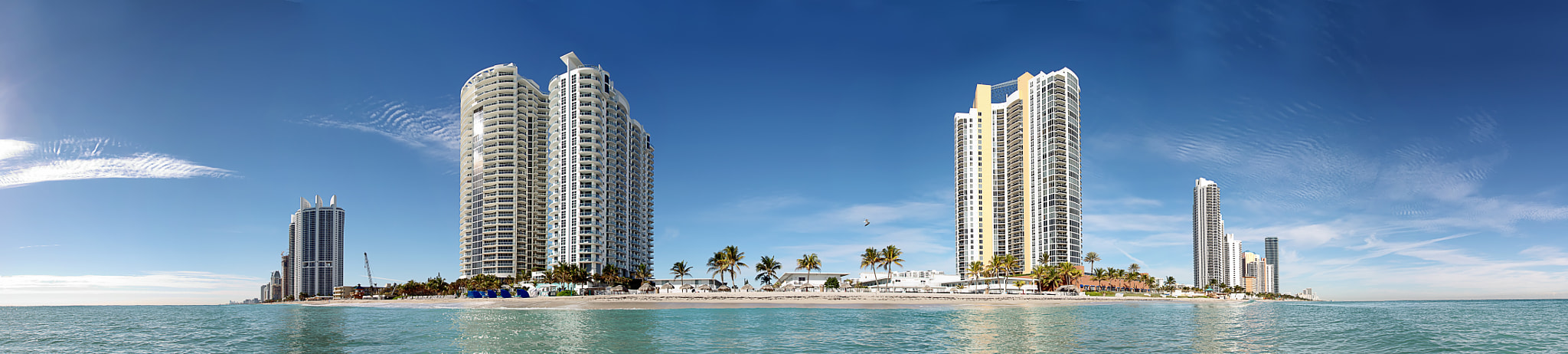 Canon EF 16-35mm F2.8L II USM sample photo. Panoramic sunny isles, florida photography