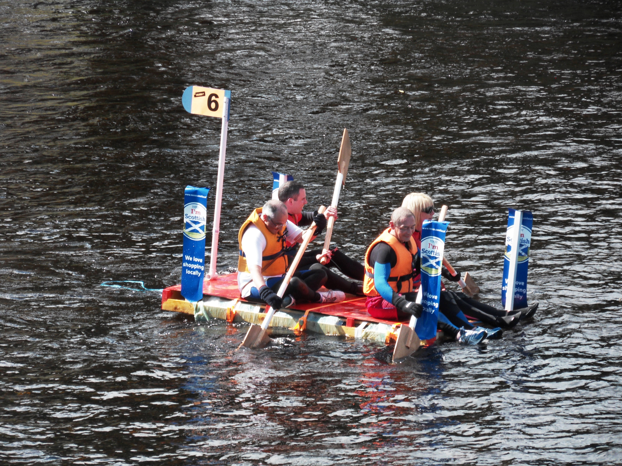 Samsung WB500, WB510 / VLUU WB500 /  HZ10W sample photo. Children first raft race  photography