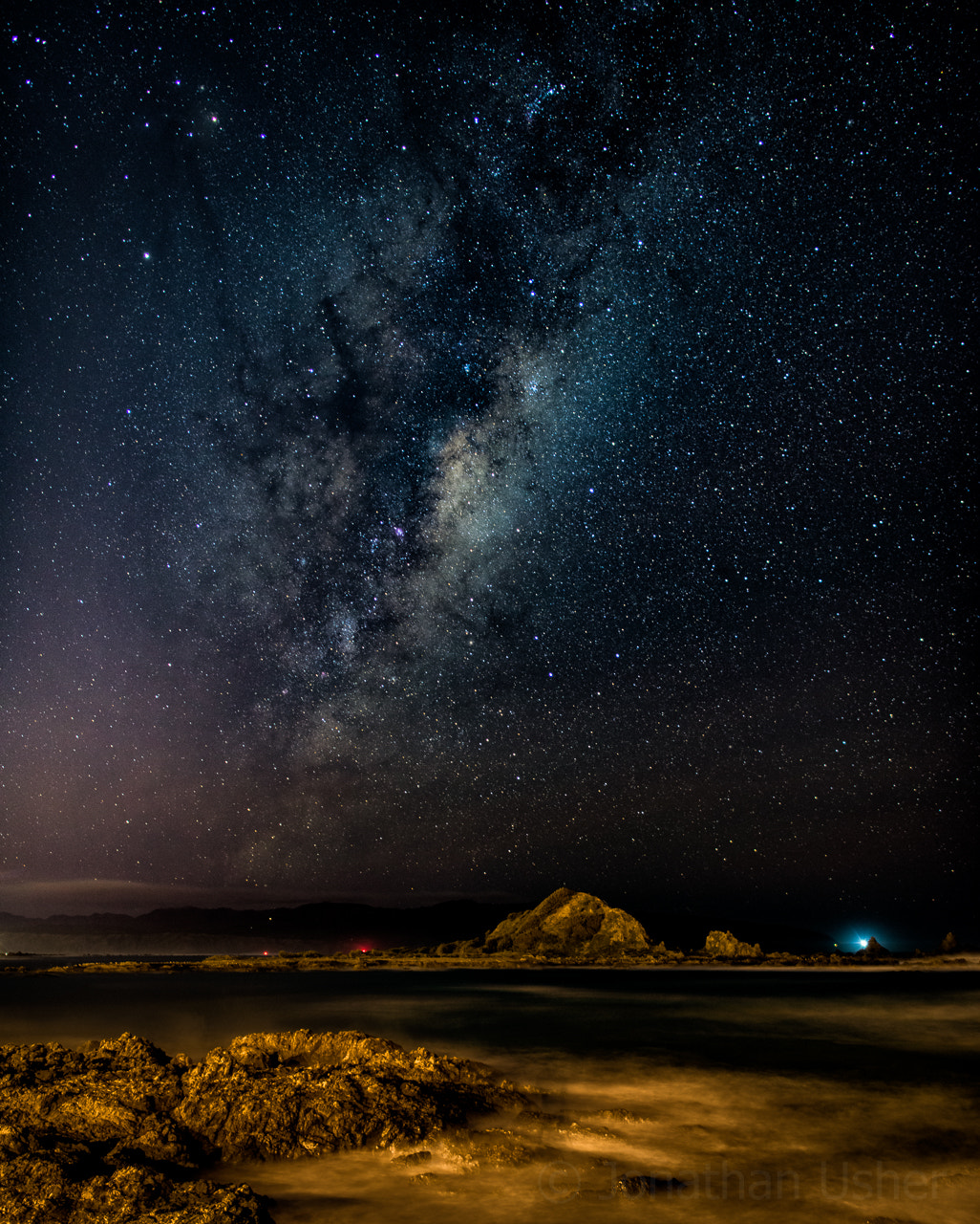 Samyang 12mm F2.8 ED AS NCS Fisheye sample photo. Milky way from island bay, wellington photography