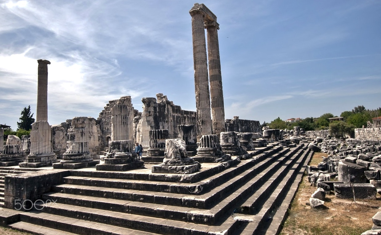 Nikon D90 + Sigma 10-20mm F3.5 EX DC HSM sample photo. The temple of apollo, didyma, turkey photography