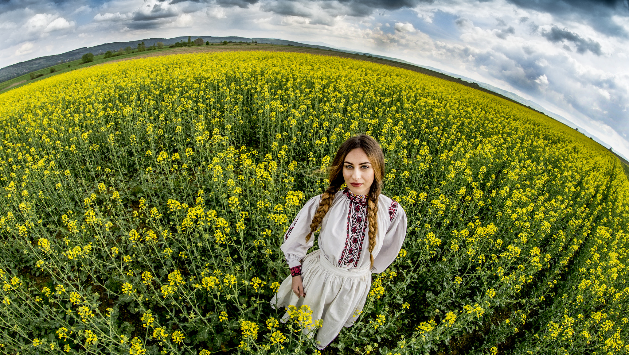 Nikon D600 + Samyang 8mm F3.5 Aspherical IF MC Fisheye sample photo. Yellow photography