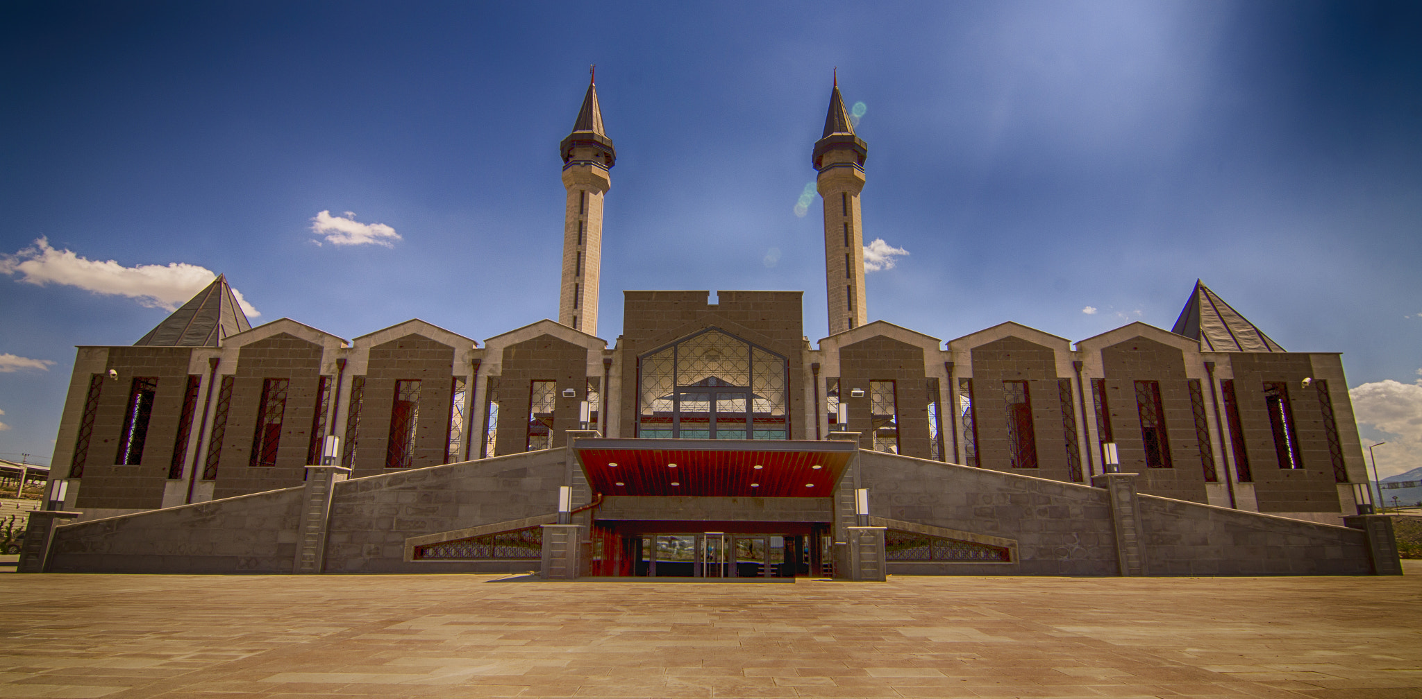20mm F2.8 sample photo. H. sami boydak cami mimarsinan organize - mimarali photography