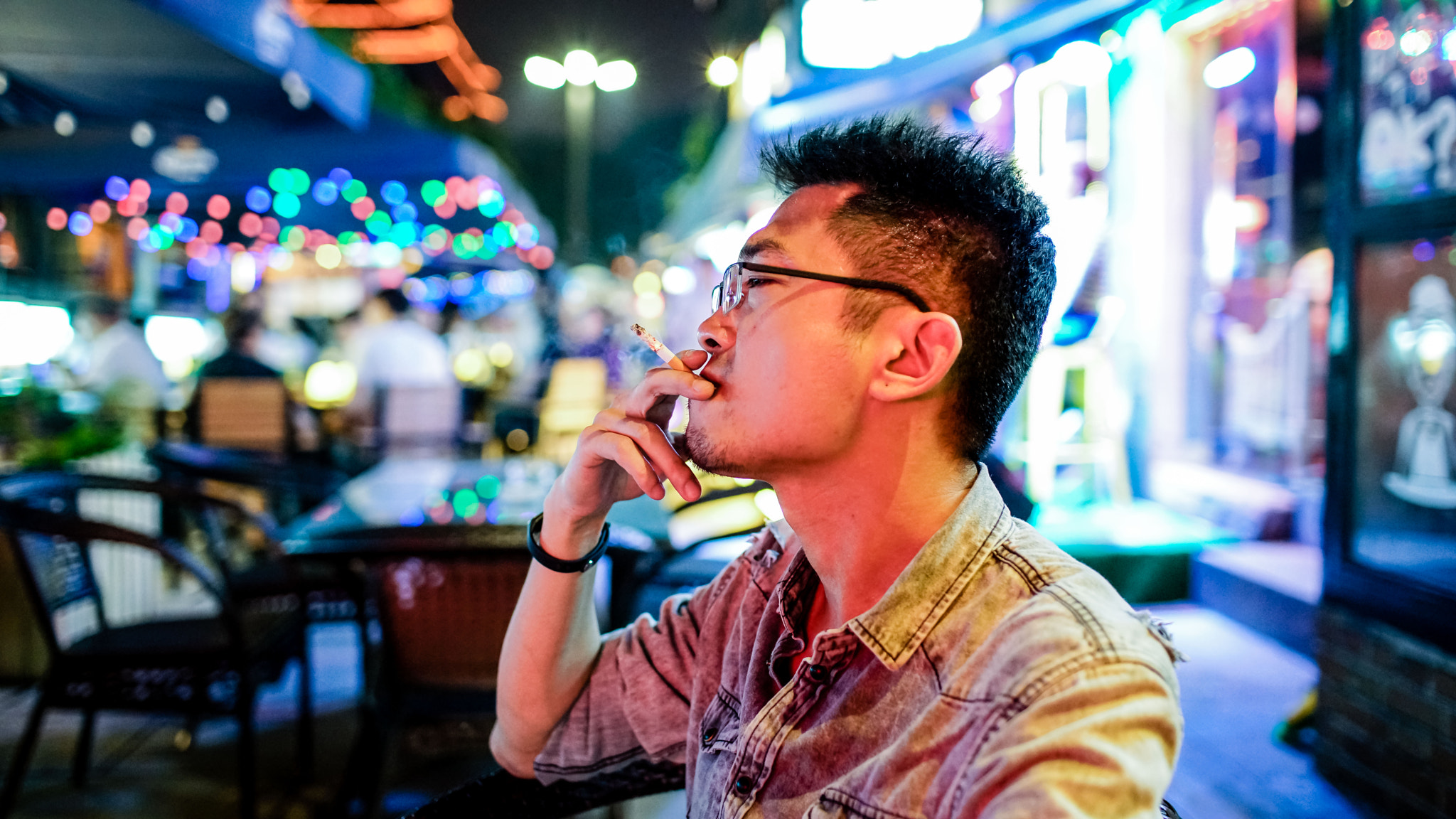 Sony a7R II + 35mm F1.4 G SSM sample photo. Smoke photography