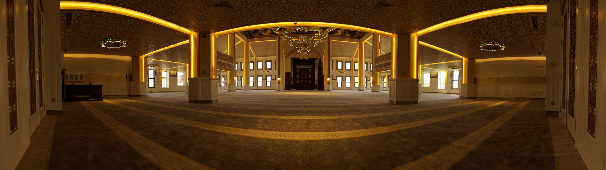Sony SLT-A58 + 20mm F2.8 sample photo. Panaroma h.sami boydak cami İç mekan  mimarali.net photography