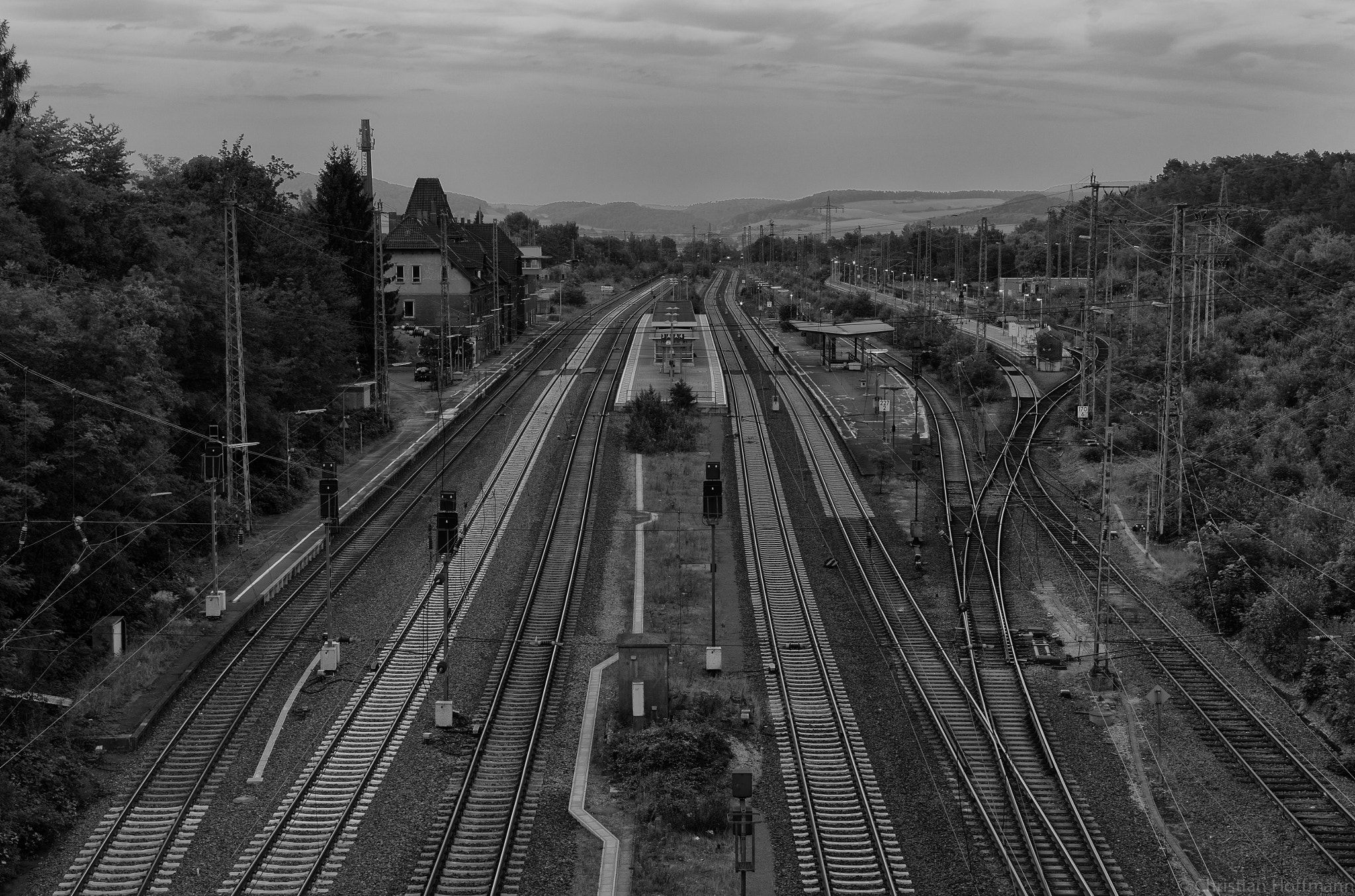 Pentax K-30 + Pentax smc DA 35mm F2.4 AL sample photo. Railroad station photography