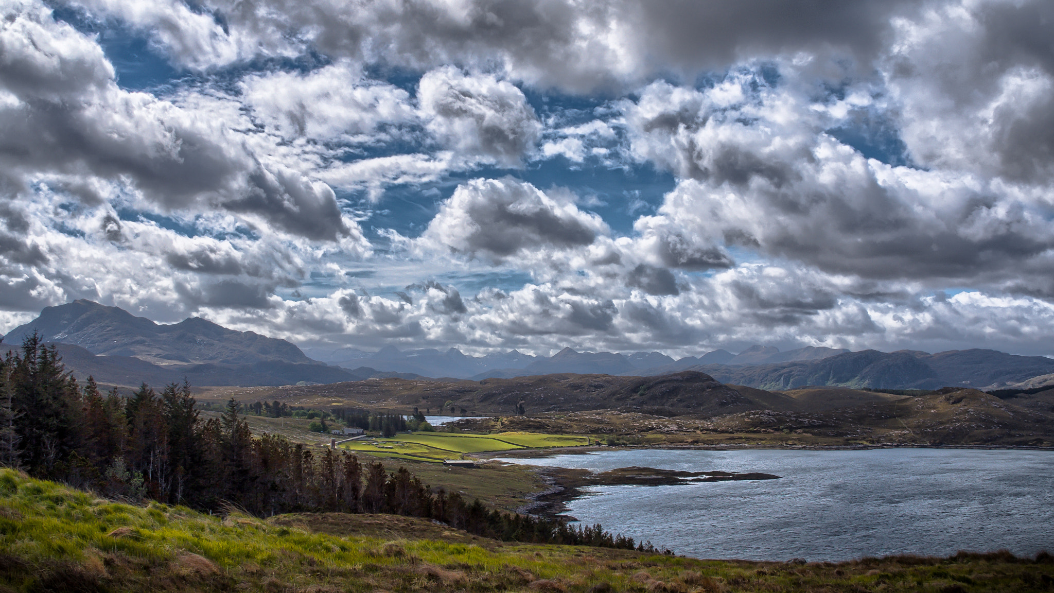 Olympus PEN E-PL6 sample photo. Great sky over scotland photography
