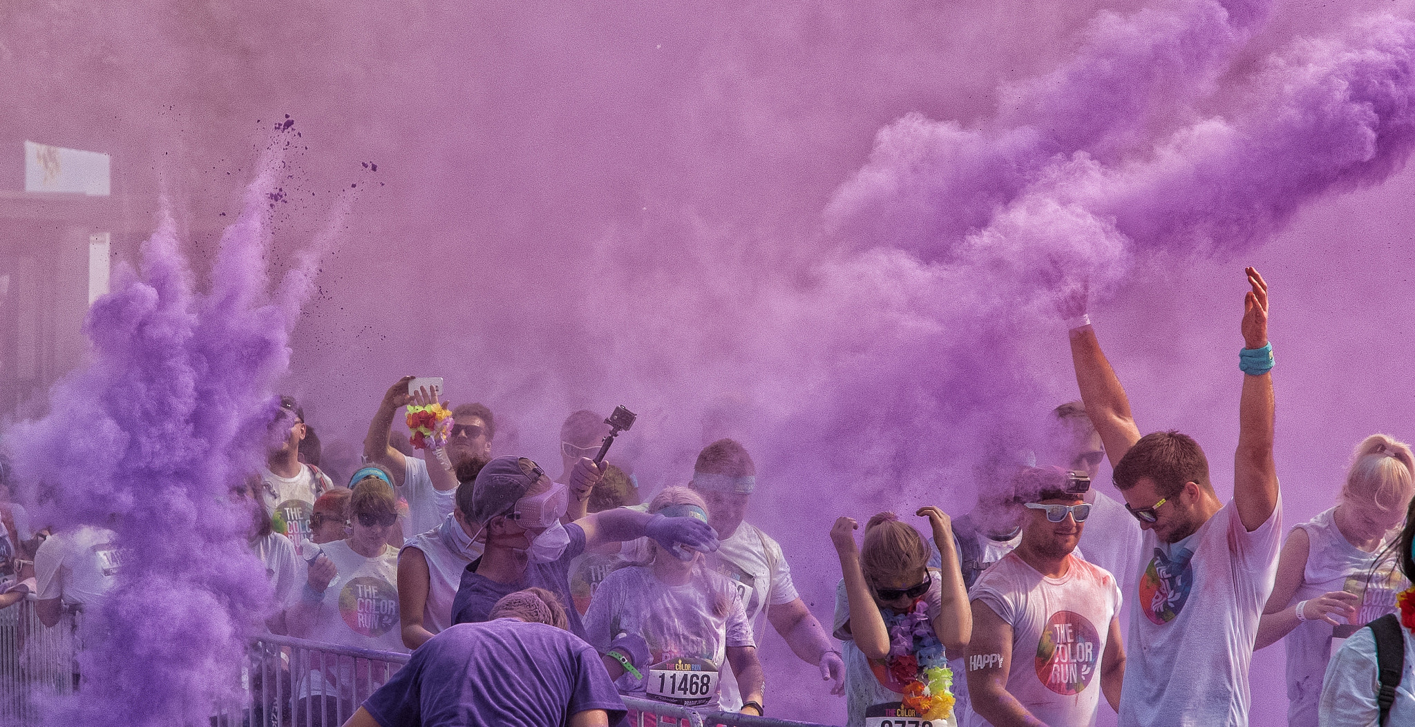 Nikon D3000 sample photo. Color run photography