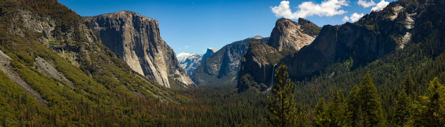 Mamiya LS 80mm f/2.8 D sample photo. Yosemite valley panoramic view photography