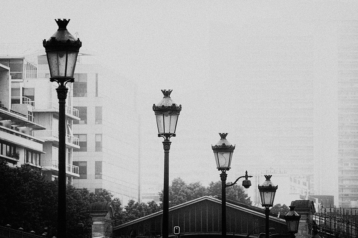 Nikon Nikkor AF-S 300mm F4E PF ED VR sample photo. Lampadaires photography