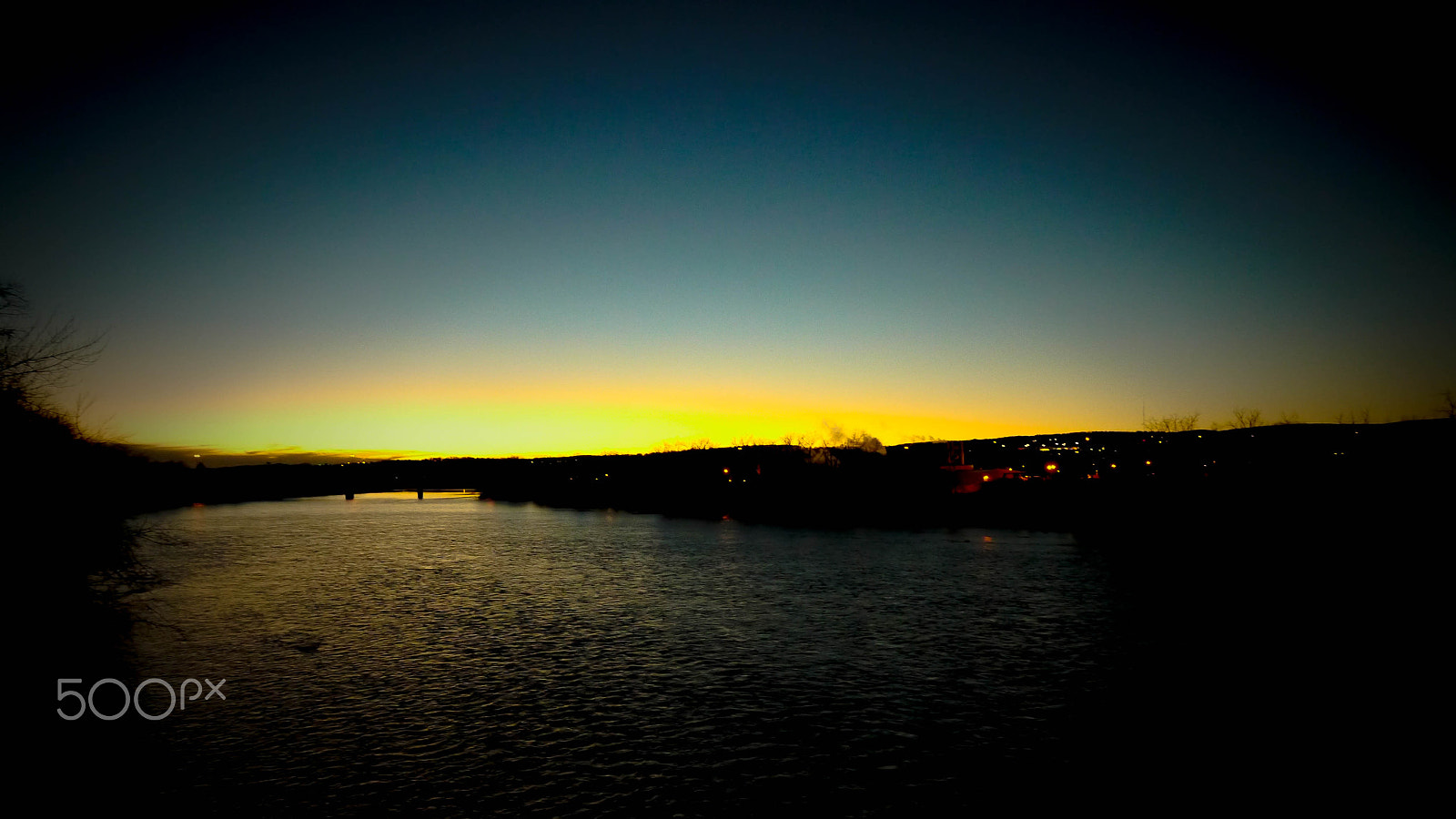 Panasonic Lumix DMC-GX1 + Panasonic Lumix G Vario 7-14mm F4 ASPH sample photo. Sunset over chicopee bridge photography