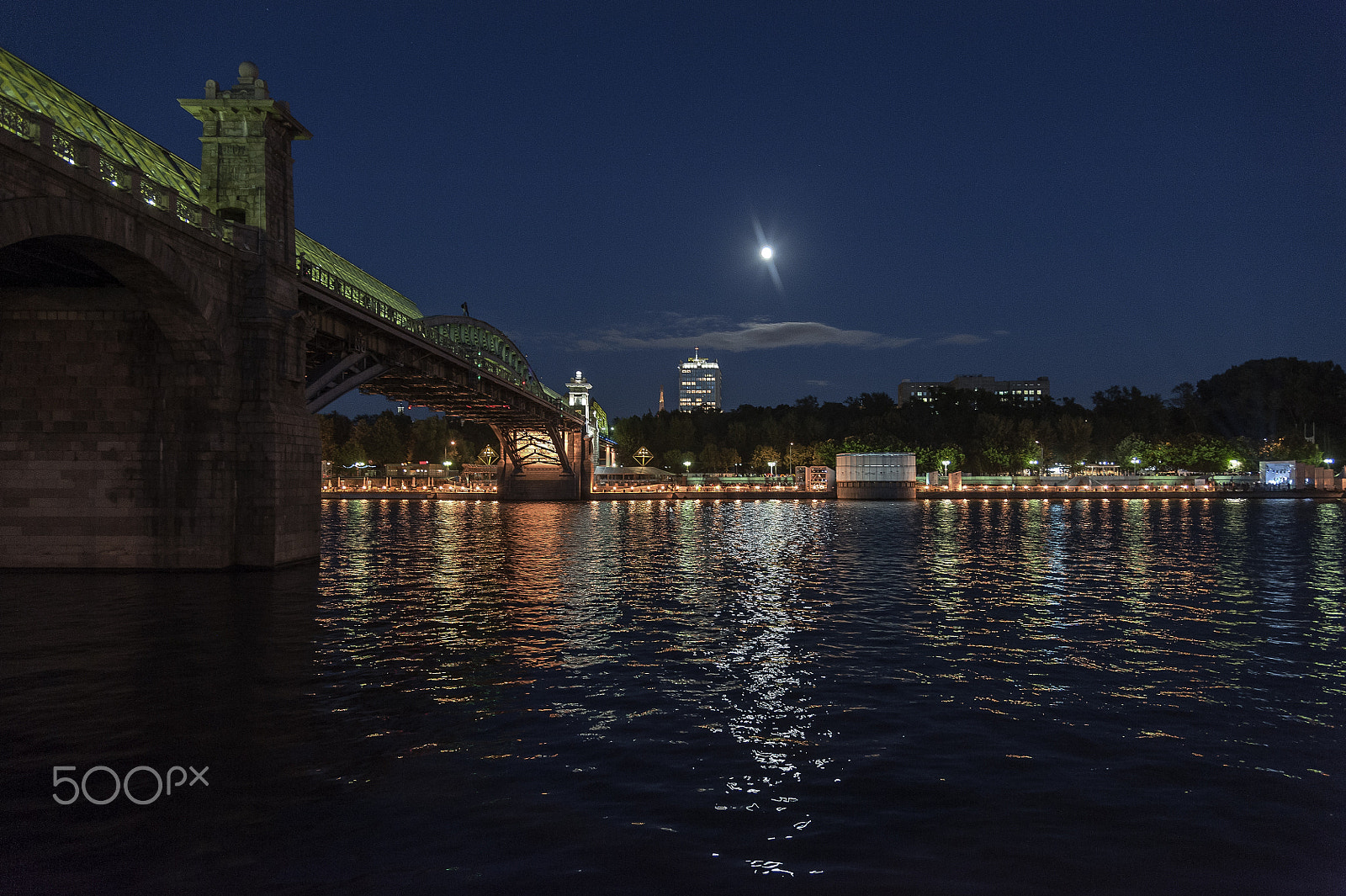 Nikon D3 sample photo. Andreevsky bridge photography