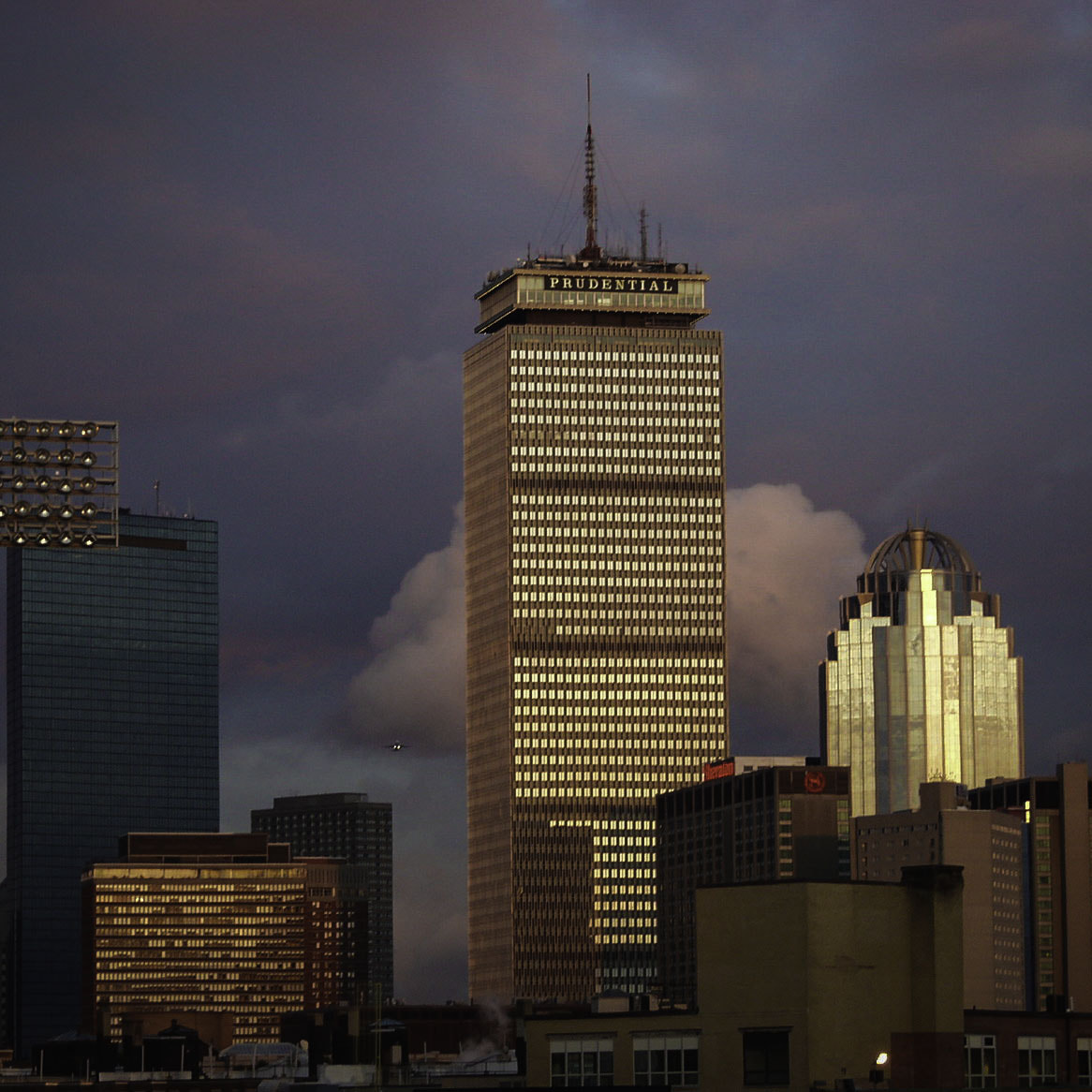 Olympus E-10 sample photo. Boston skyline photography