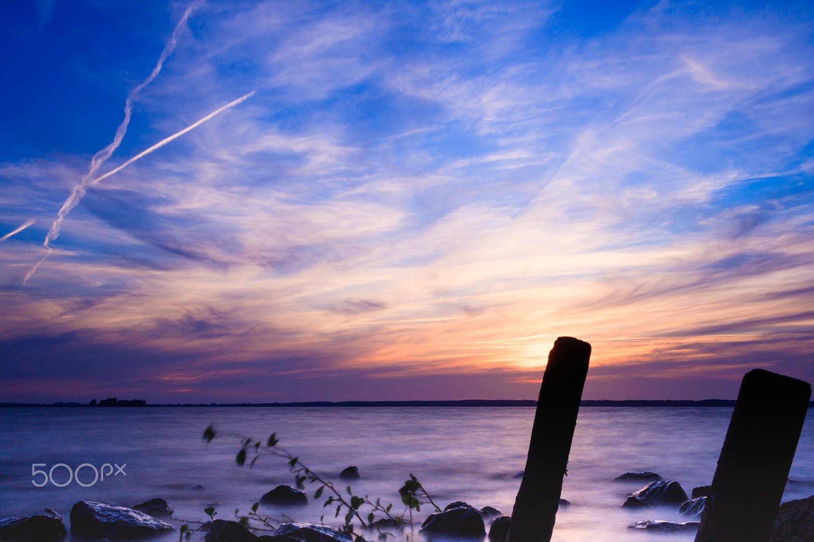 Canon EF-S 24mm F2.8 STM sample photo. Sunset over steinhude photography