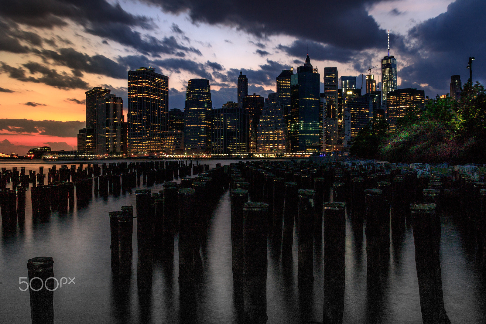 Canon EOS 760D (EOS Rebel T6s / EOS 8000D) sample photo. Sunset over the big city photography