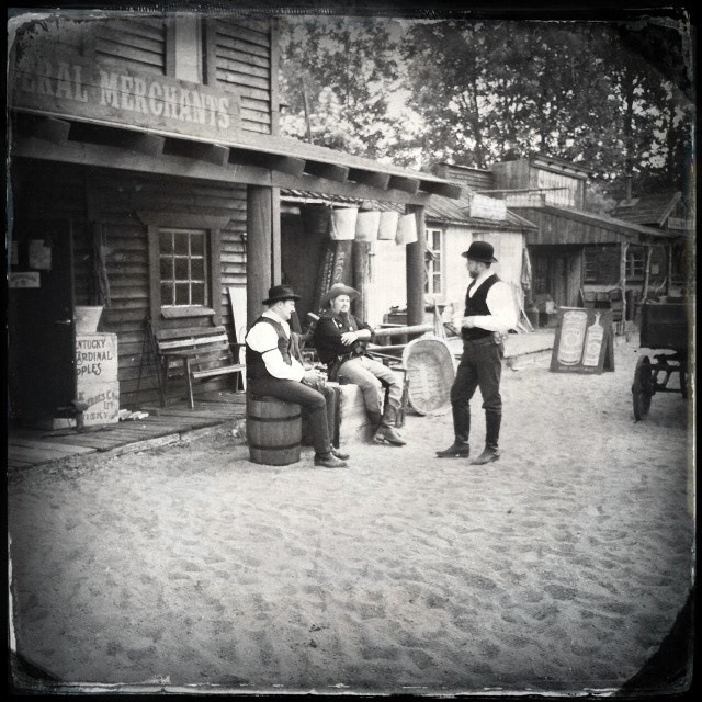 Hipstamatic 280 sample photo. Townsfolk, 1879... photography
