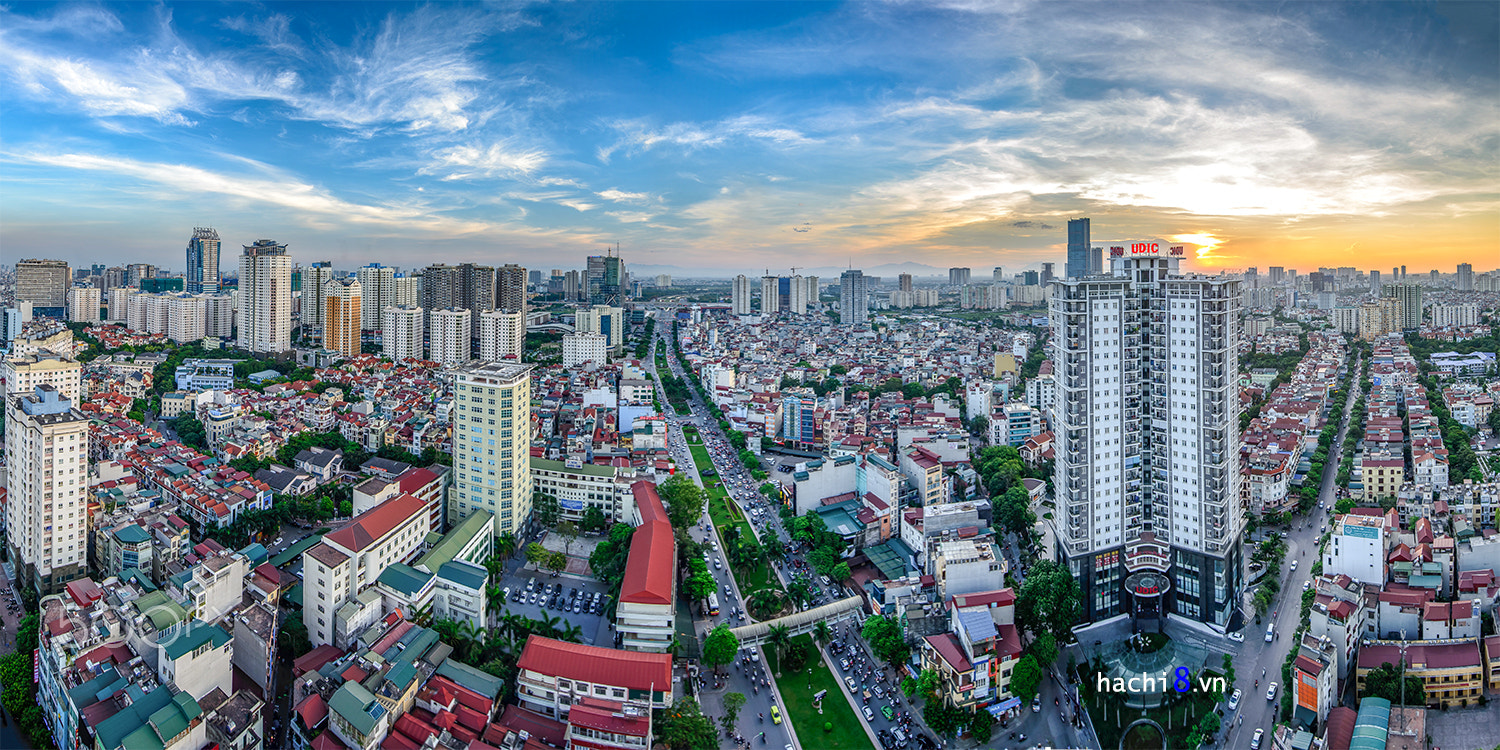 Nikon D600 sample photo. Skyline hanoi photography