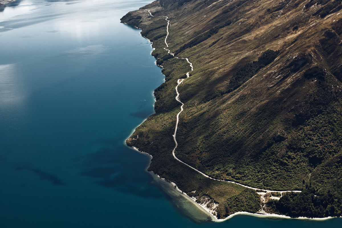 Canon EF 50mm F1.4 USM sample photo. Road to glenorchy photography