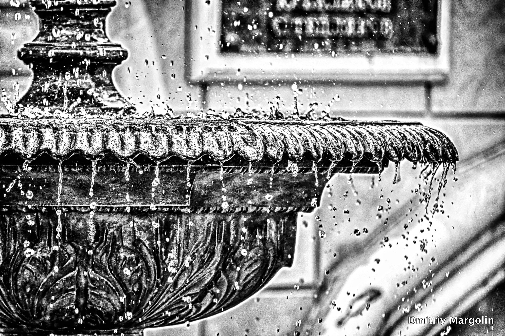Nikon D300S sample photo. Fountain drops - odessa, ukraine photography