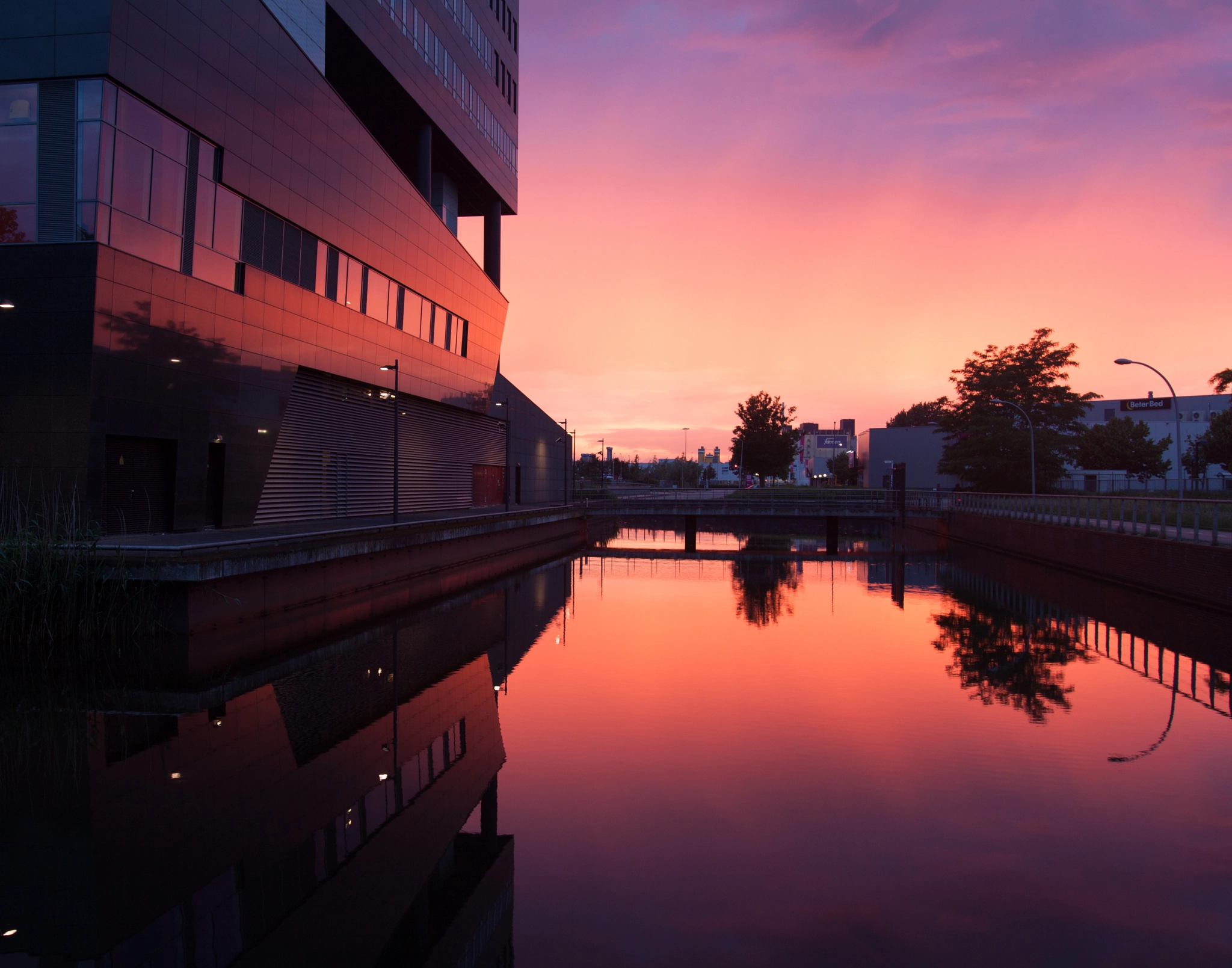 Sigma 18-35mm f/1.8 DC HSM sample photo. Reflection sunset photography
