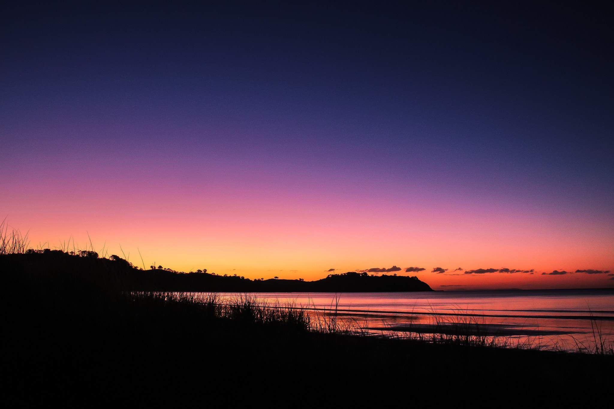 Canon EOS 100D (EOS Rebel SL1 / EOS Kiss X7) + Tamron AF 18-270mm F3.5-6.3 Di II VC LD Aspherical (IF) MACRO sample photo. Sunset at onetangi beach photography
