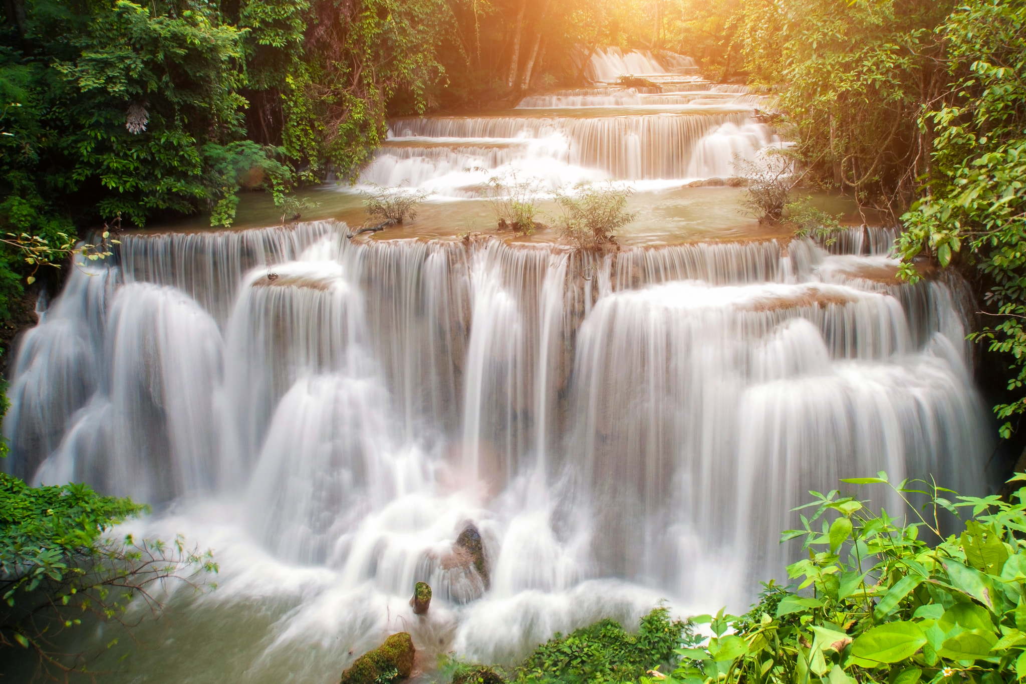 Sony Alpha DSLR-A700 sample photo. Waterfall photography