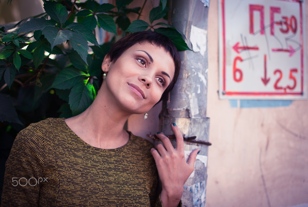 Nikon D610 + Sigma 50mm F1.4 EX DG HSM sample photo. Nastya photography