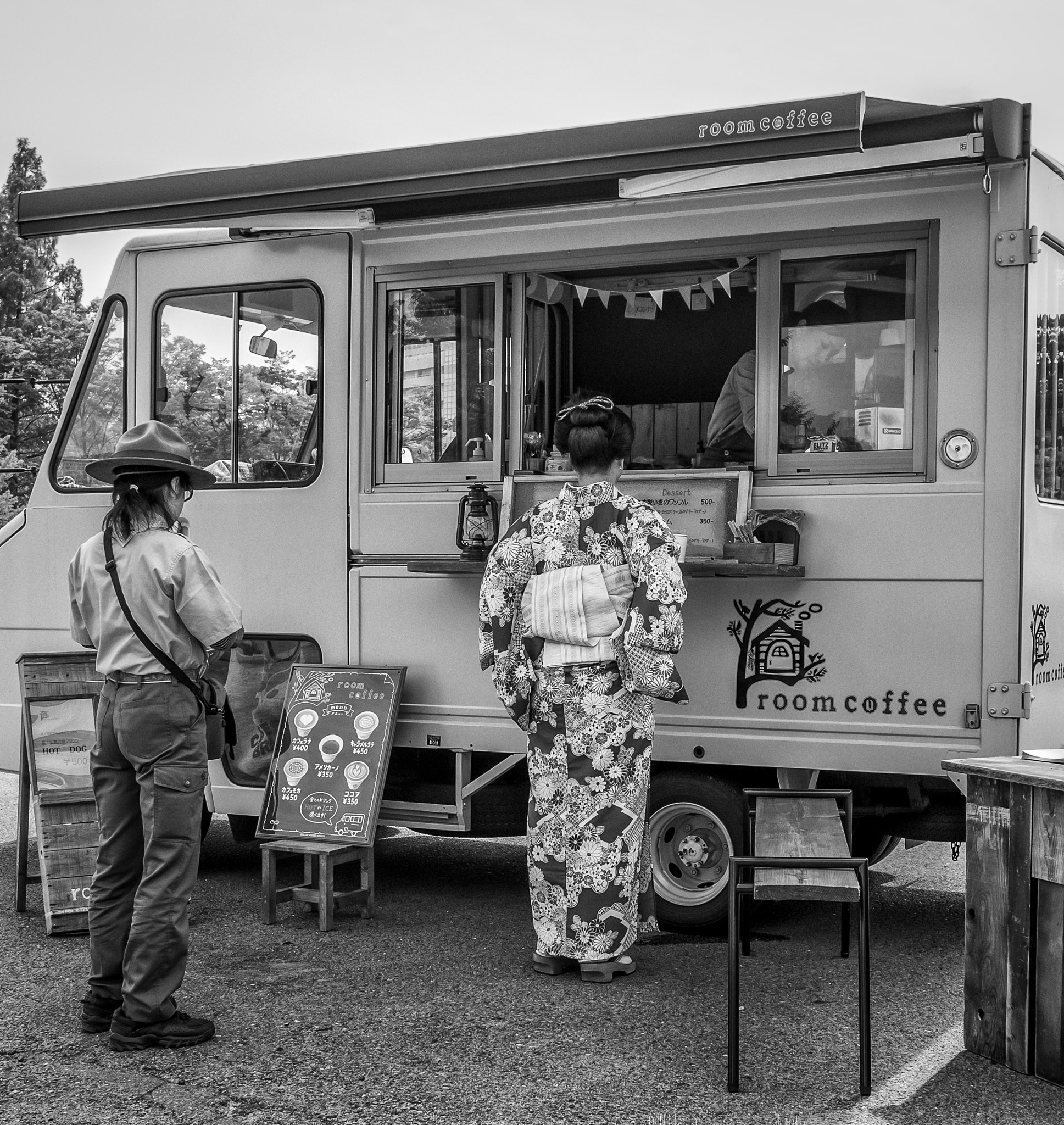 Panasonic Lumix DMC-GH4 sample photo. A scout kimono and coffee photography