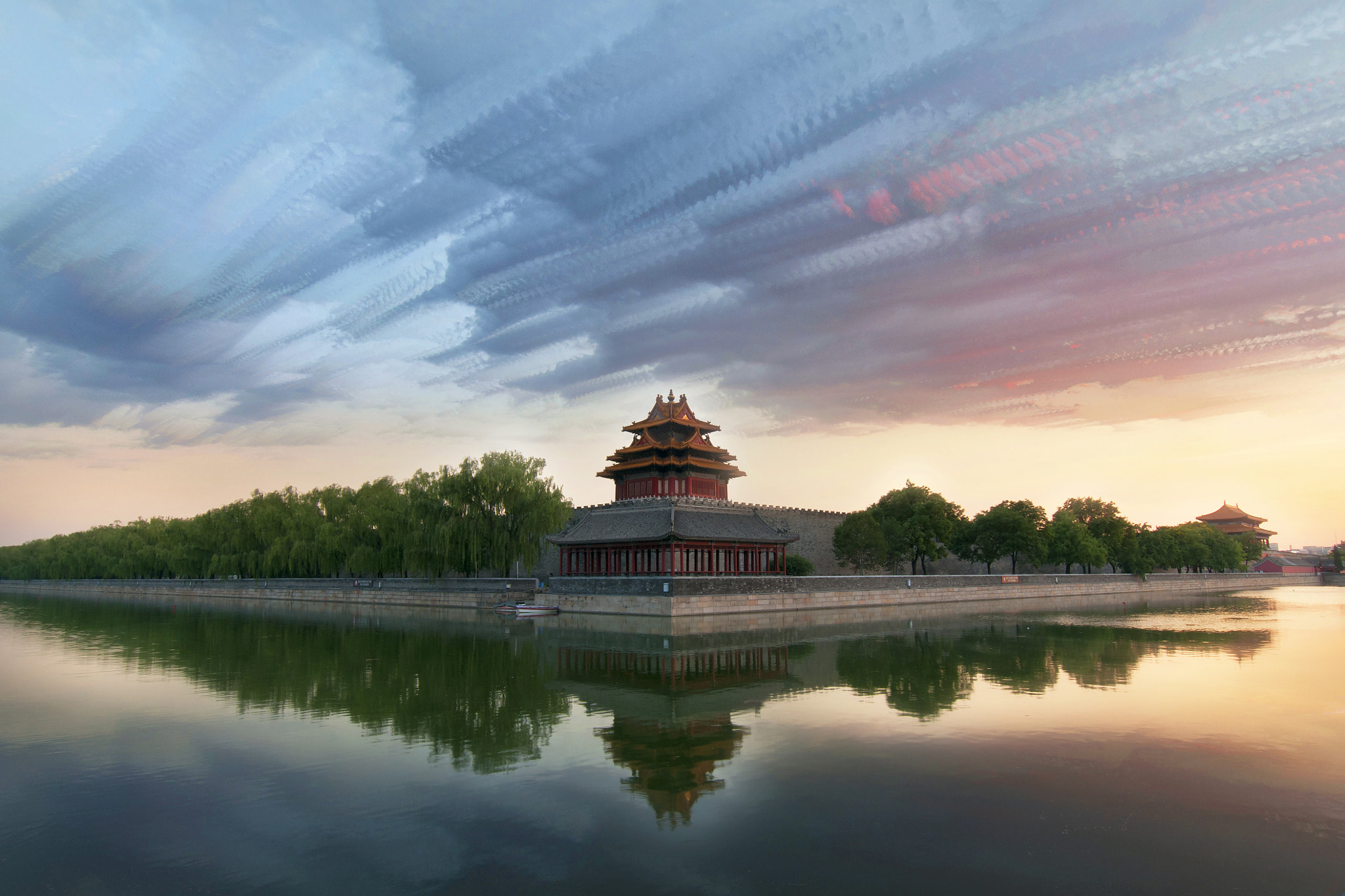 Nikon D300S + Sigma 10-20mm F3.5 EX DC HSM sample photo. Beijing  jiaolou sunset photography