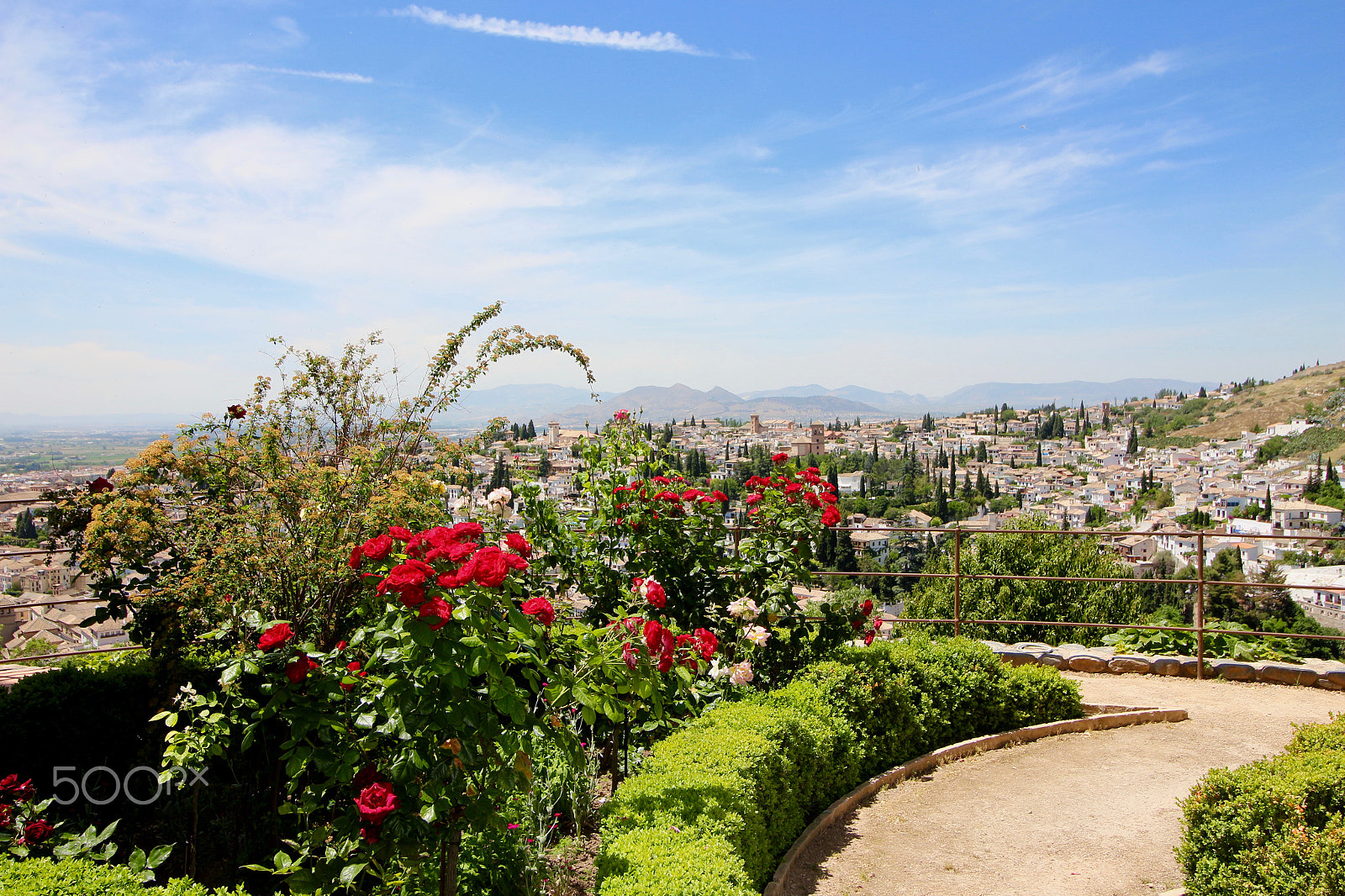 Canon EF-S 10-18mm F4.5–5.6 IS STM sample photo. Parcial view of granada city, spain. photography