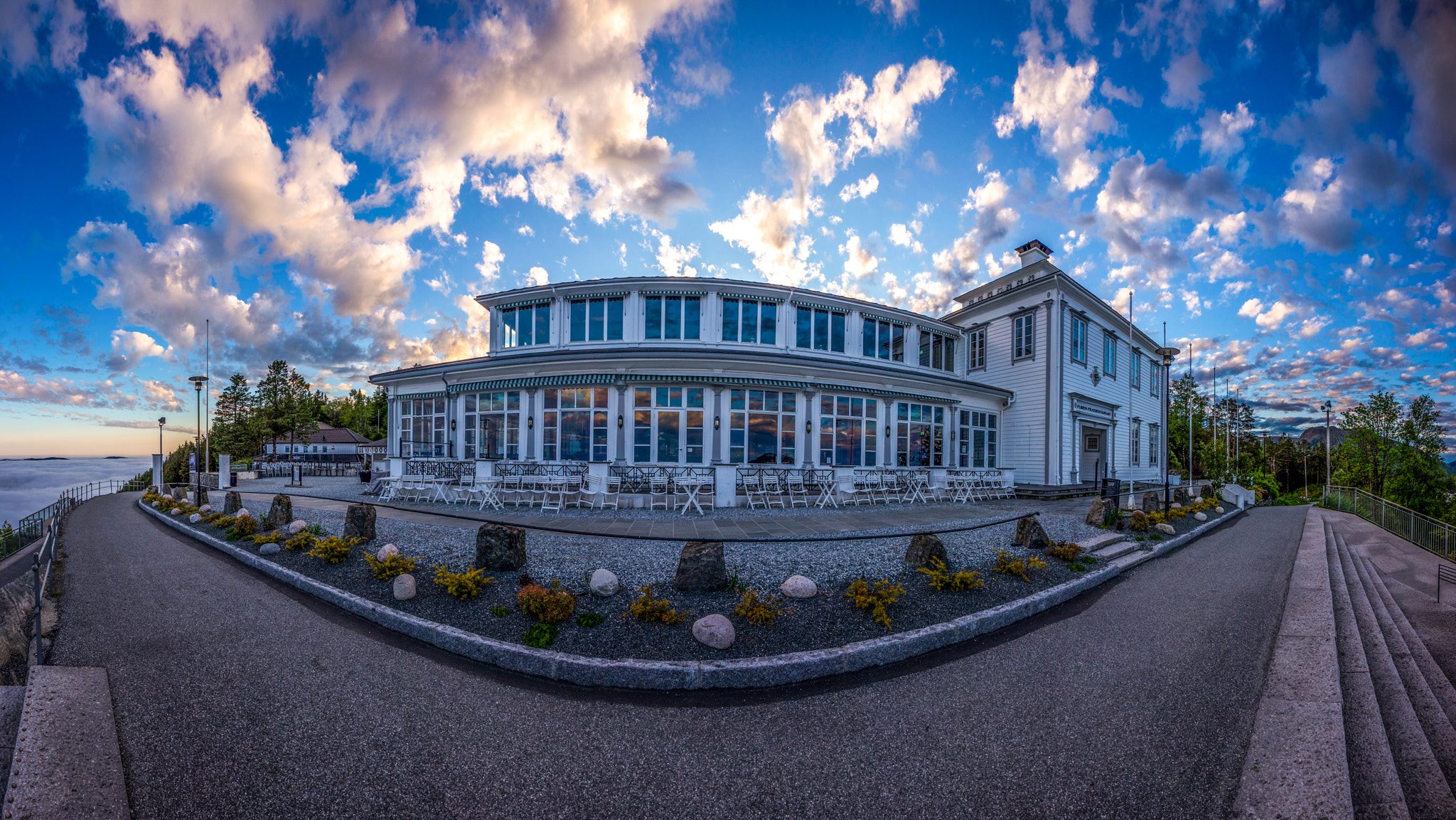 Sony a7 II + Sony E 10-18mm F4 OSS sample photo. Fløien folkerestaurant, bergen, norway photography