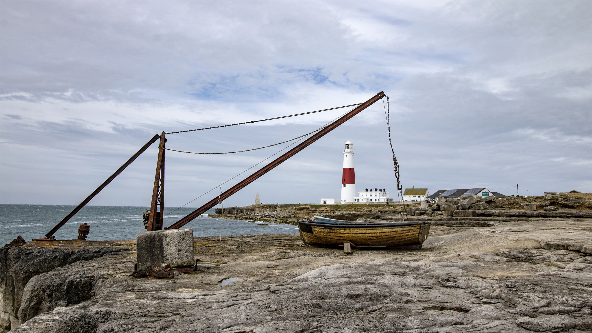 Canon EF-S 10-18mm F4.5–5.6 IS STM sample photo. Portland bill lighthouse framed photography
