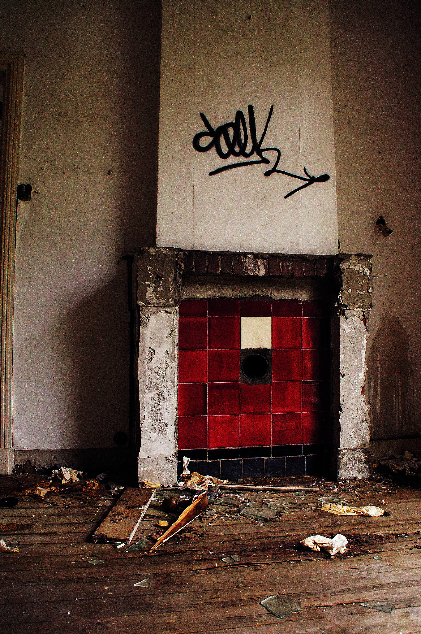 Sony SLT-A55 (SLT-A55V) sample photo. A fireplace makes nights romantic photography