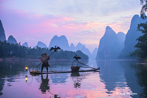 Nikon D800 + AF Zoom-Nikkor 35-70mm f/2.8D sample photo. China fisherman photography