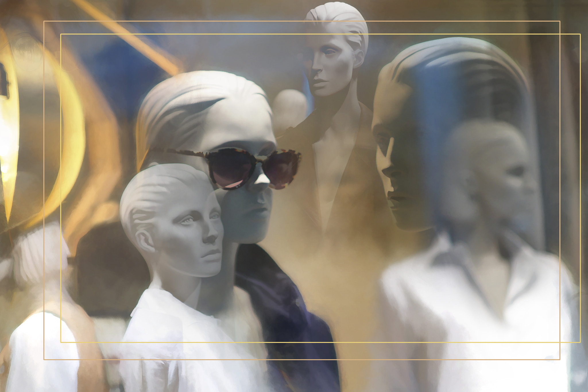 Sony 35mm F1.4 G sample photo. Mannequins photography
