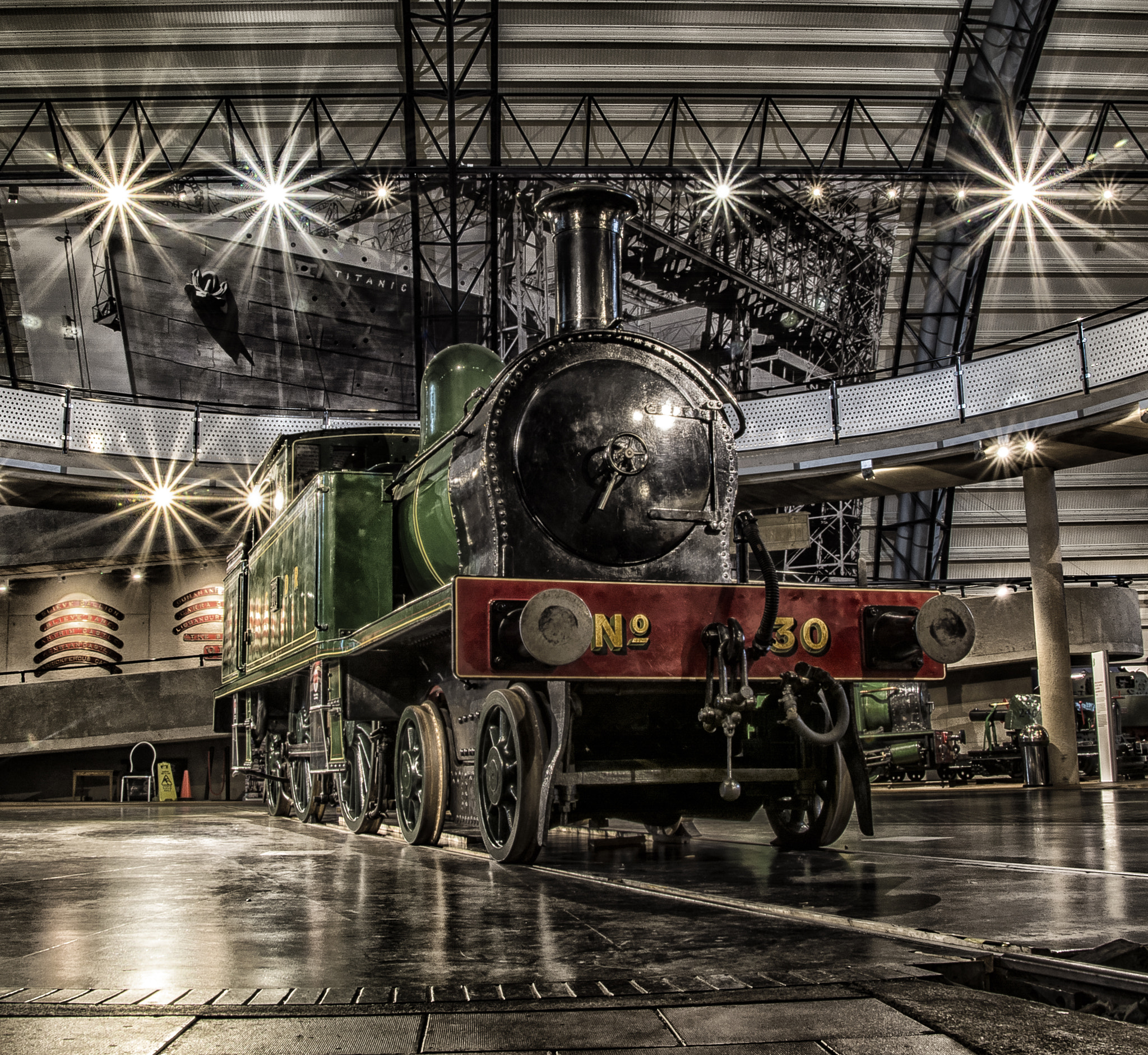 Sigma 28-300mm F3.5-6.3 DG Macro sample photo. Steam locomotive photography