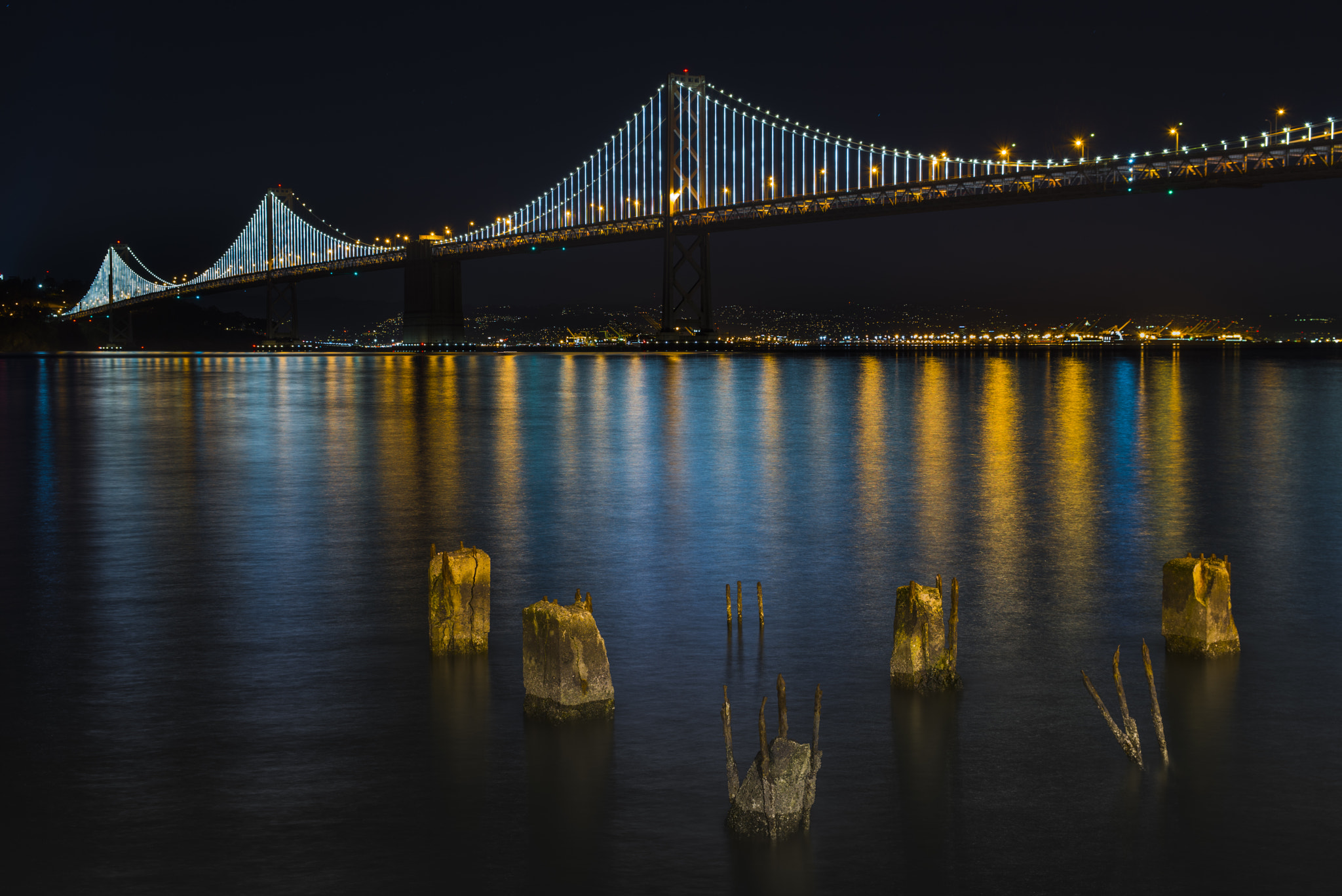 Sigma 24-70mm F2.8 EX DG HSM sample photo. Bay bridge photography