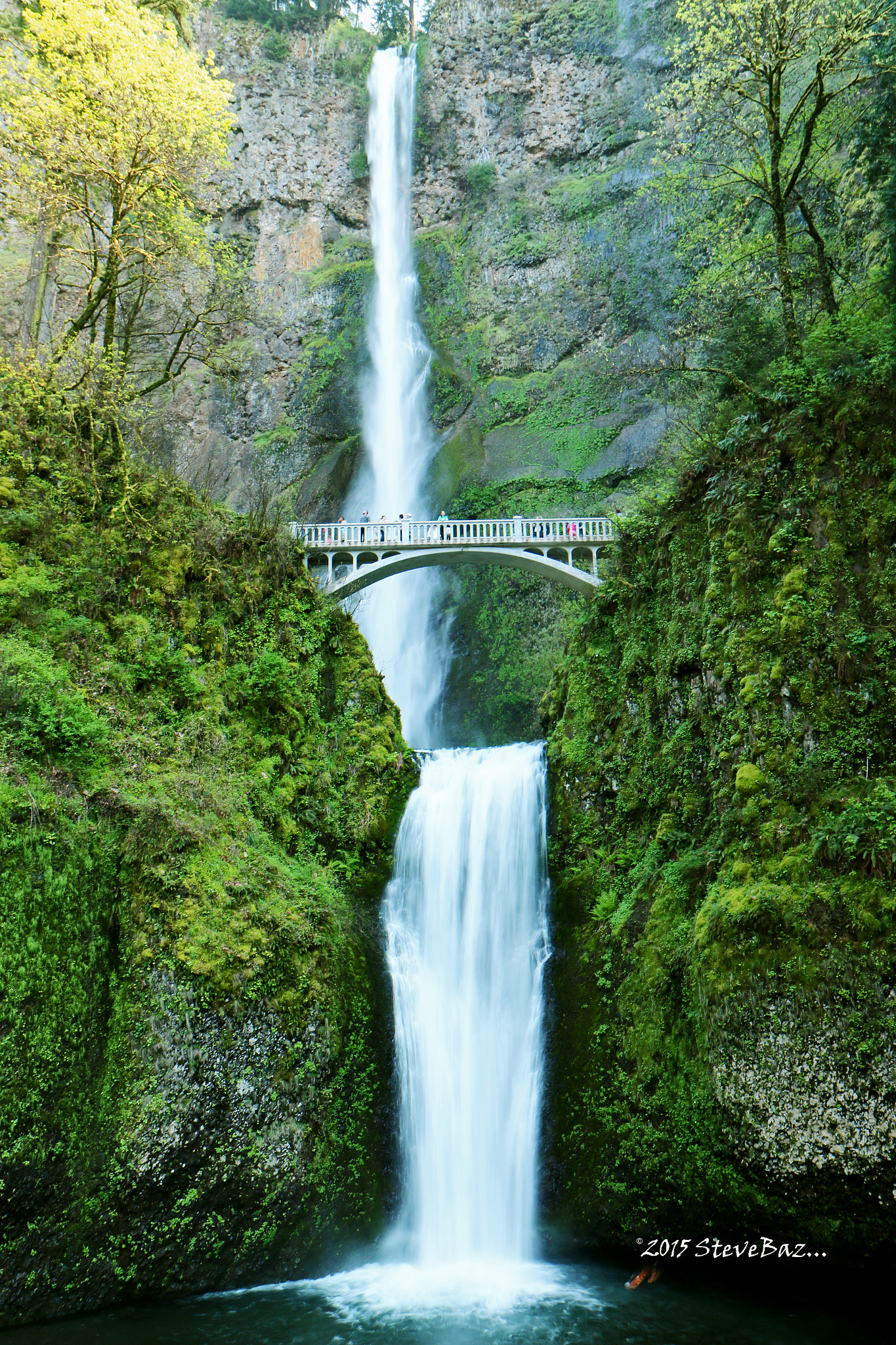 Canon EOS 70D + Canon EF-S 17-55mm F2.8 IS USM sample photo. Multnomahfalls photography