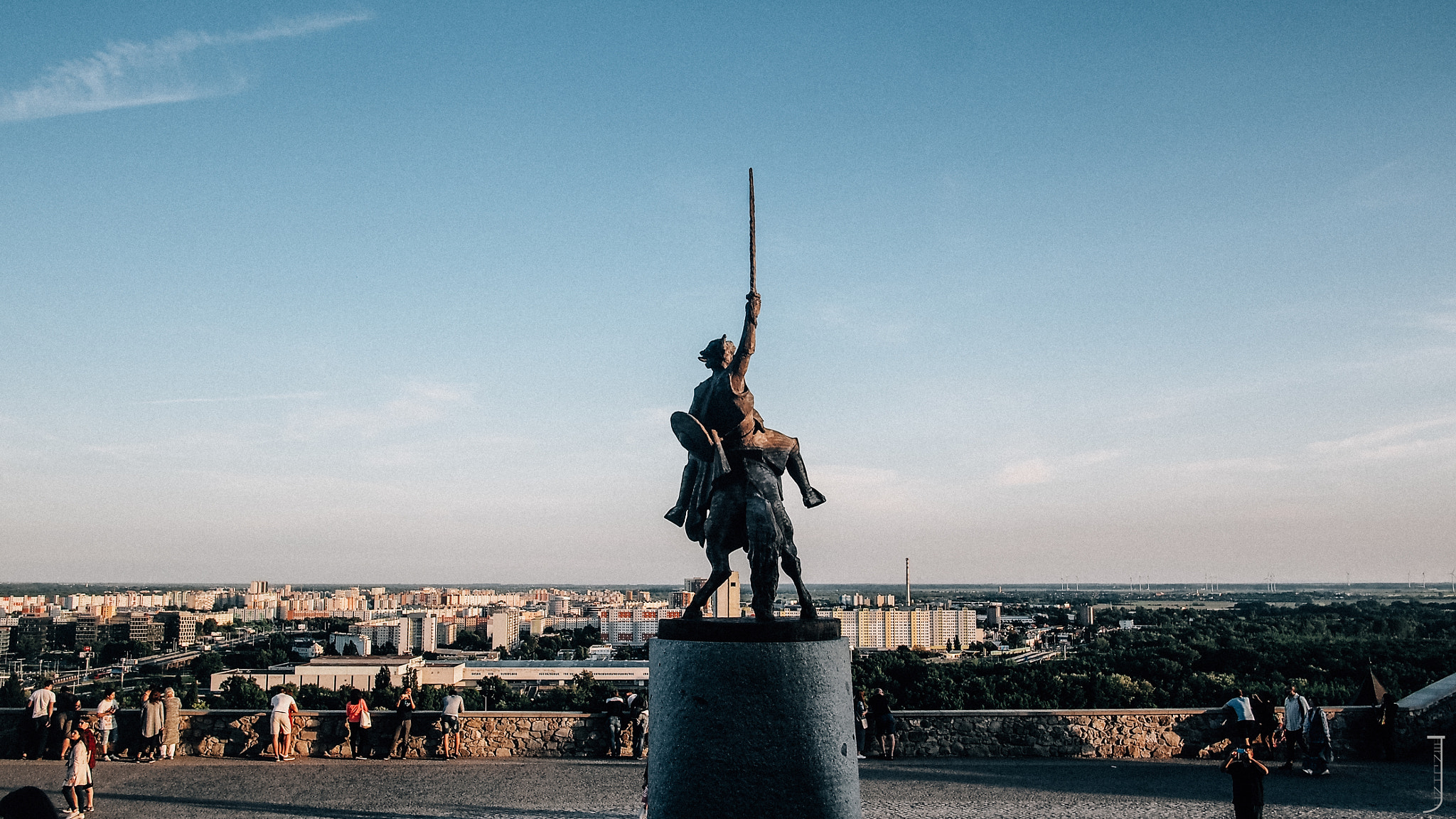 Olympus OM-D E-M5 + Panasonic Lumix G 14mm F2.5 ASPH sample photo. Bratislava castle photography