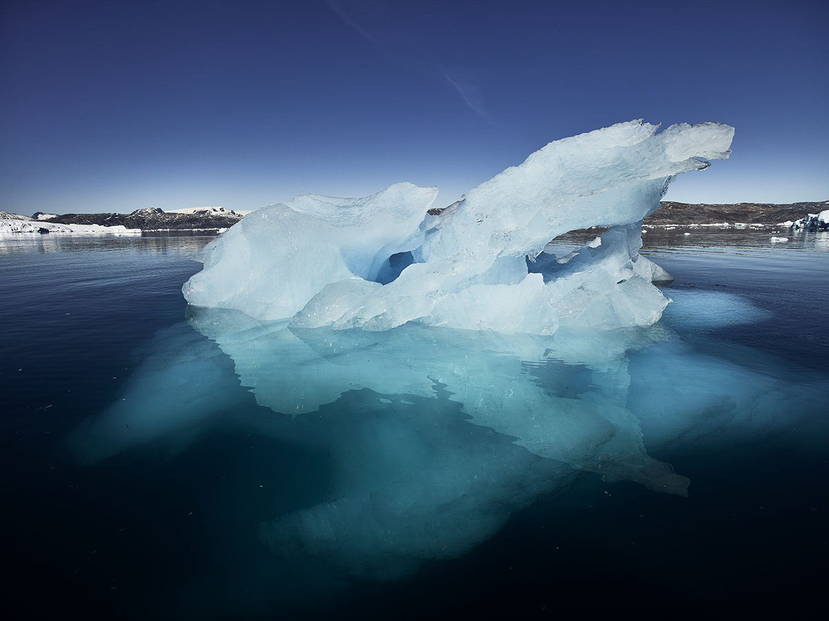 Phase One IQ260 sample photo. Blue ice rs photography