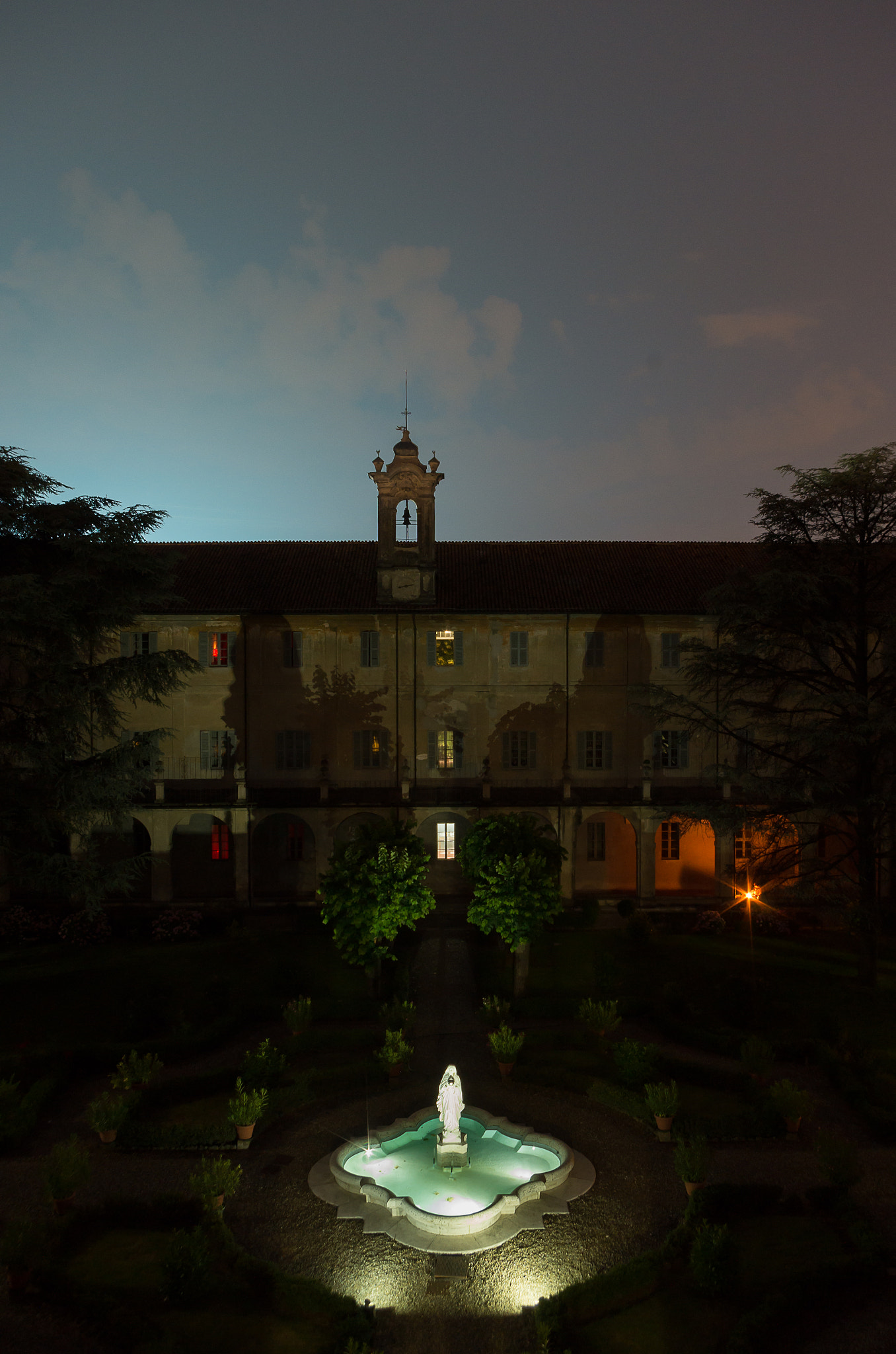Pentax K-30 sample photo. Collegio alberoni the garden and southwest wing photography