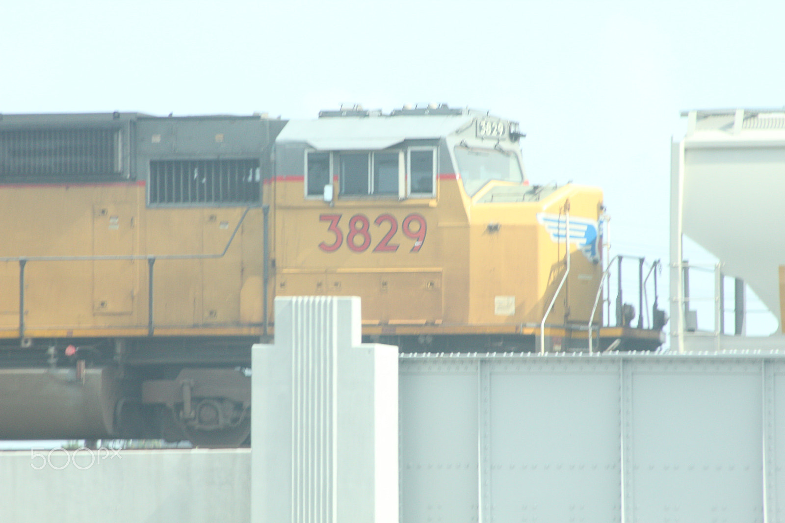 Sigma 70-300mm F4-5.6 APO DG Macro sample photo. A union pacific train photography