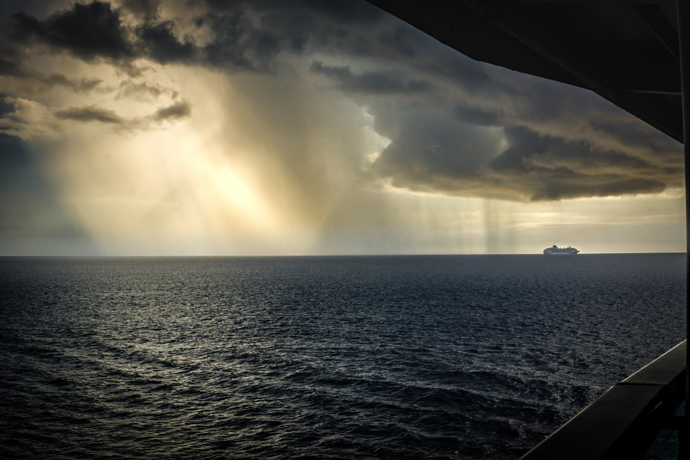E 30mm F1.4 sample photo. "outrunning the storm" #photojambo photography