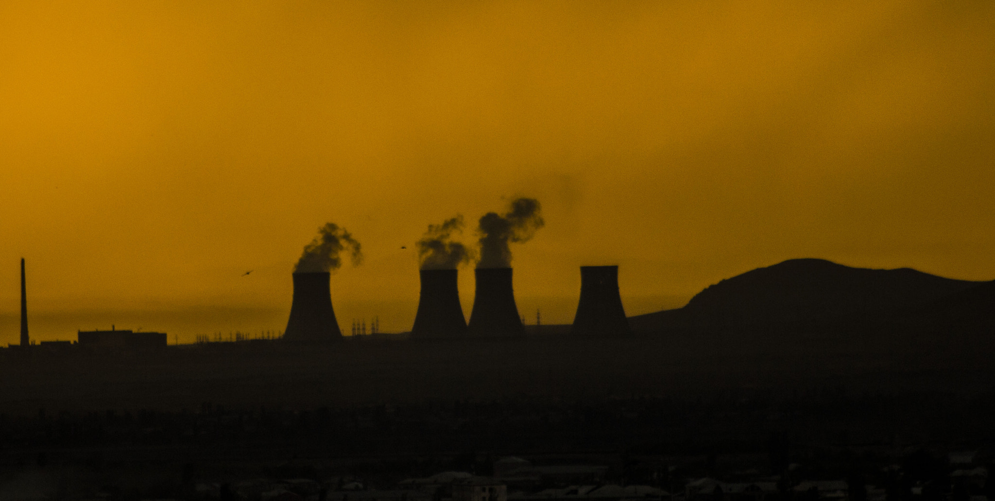 Sigma 70-300mm F4-5.6 APO DG Macro sample photo. Nuclear power plant photography