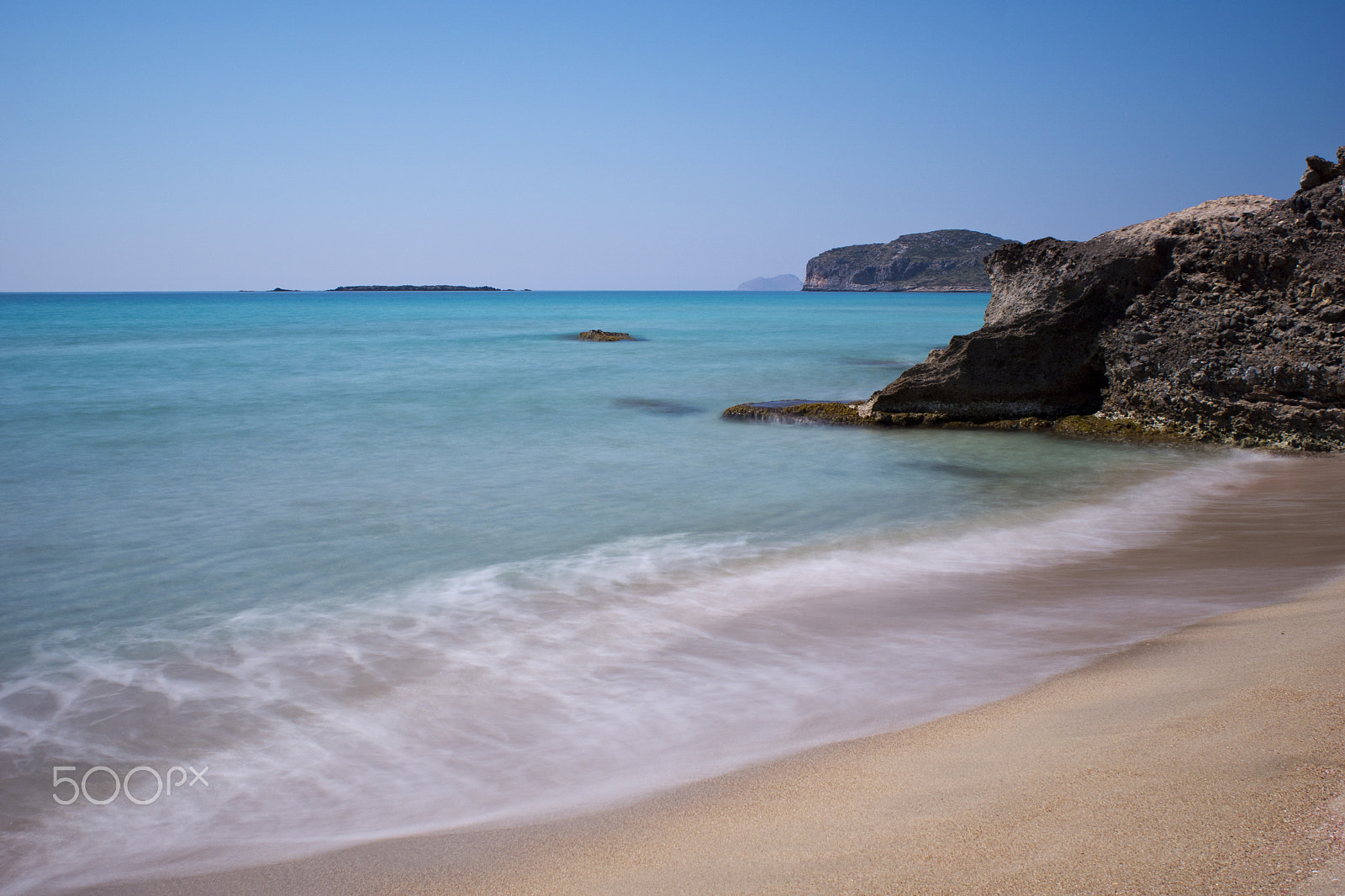 Minolta AF 24mm F2.8 sample photo. Elafonissi beach photography