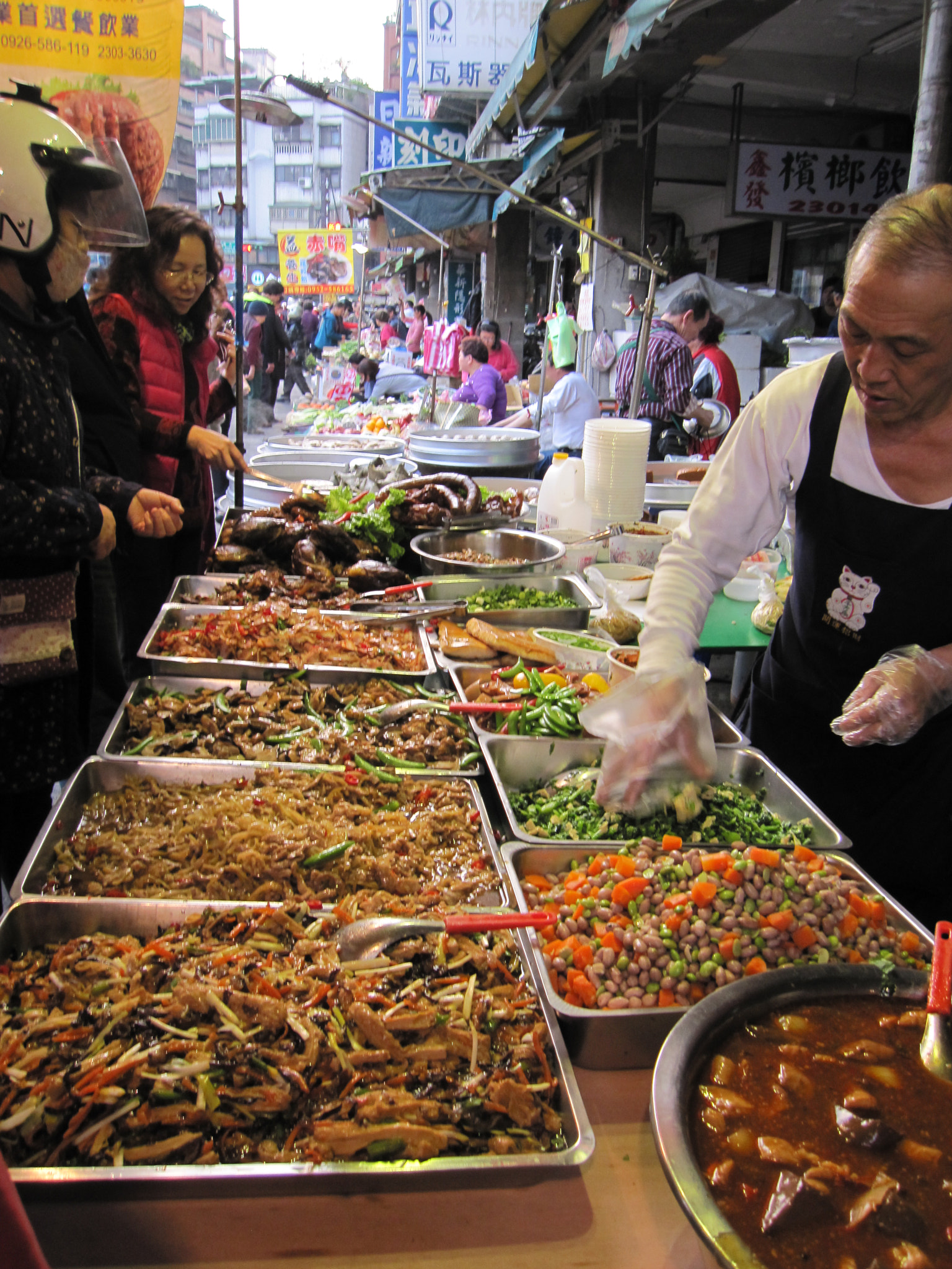 Canon PowerShot SD960 IS (Digital IXUS 110 IS / IXY Digital 510 IS) sample photo. Shuanghe market braised dishes homelydishes photography