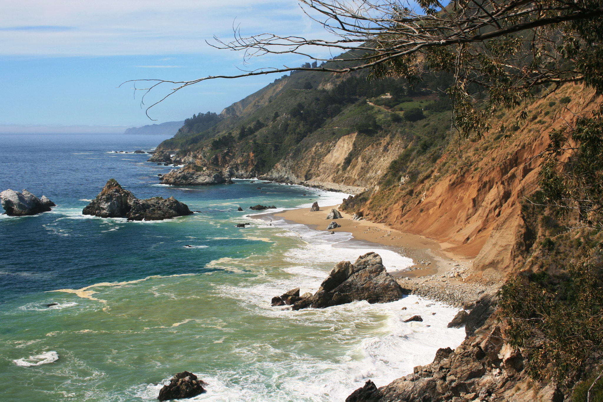 Canon EF-S 18-55mm F3.5-5.6 sample photo. Ocean cliffs photography