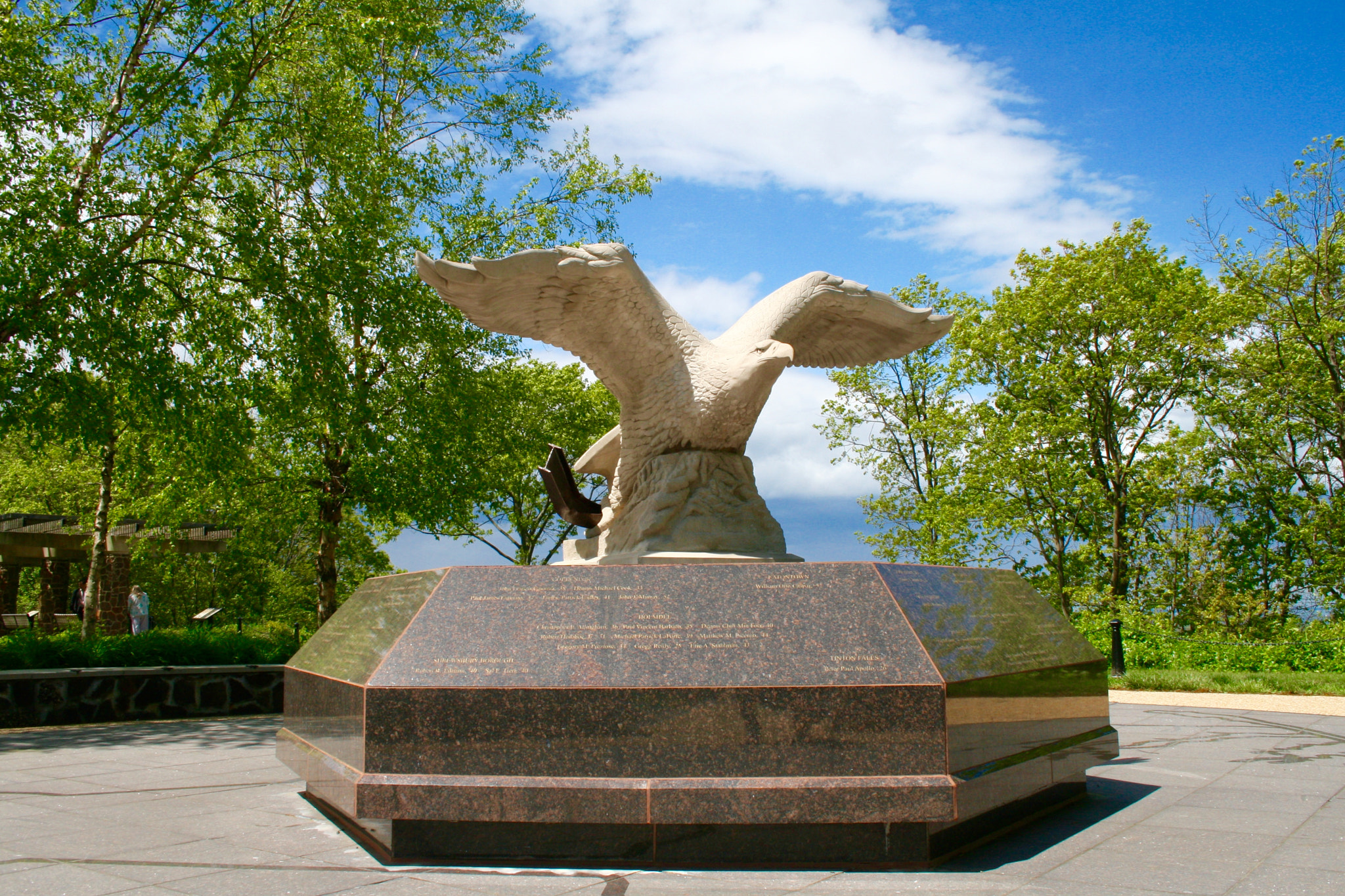 Canon EOS 400D (EOS Digital Rebel XTi / EOS Kiss Digital X) + Canon EF-S 18-55mm F3.5-5.6 sample photo. 9/11 memorial - scenic overlook in highlands nj photography