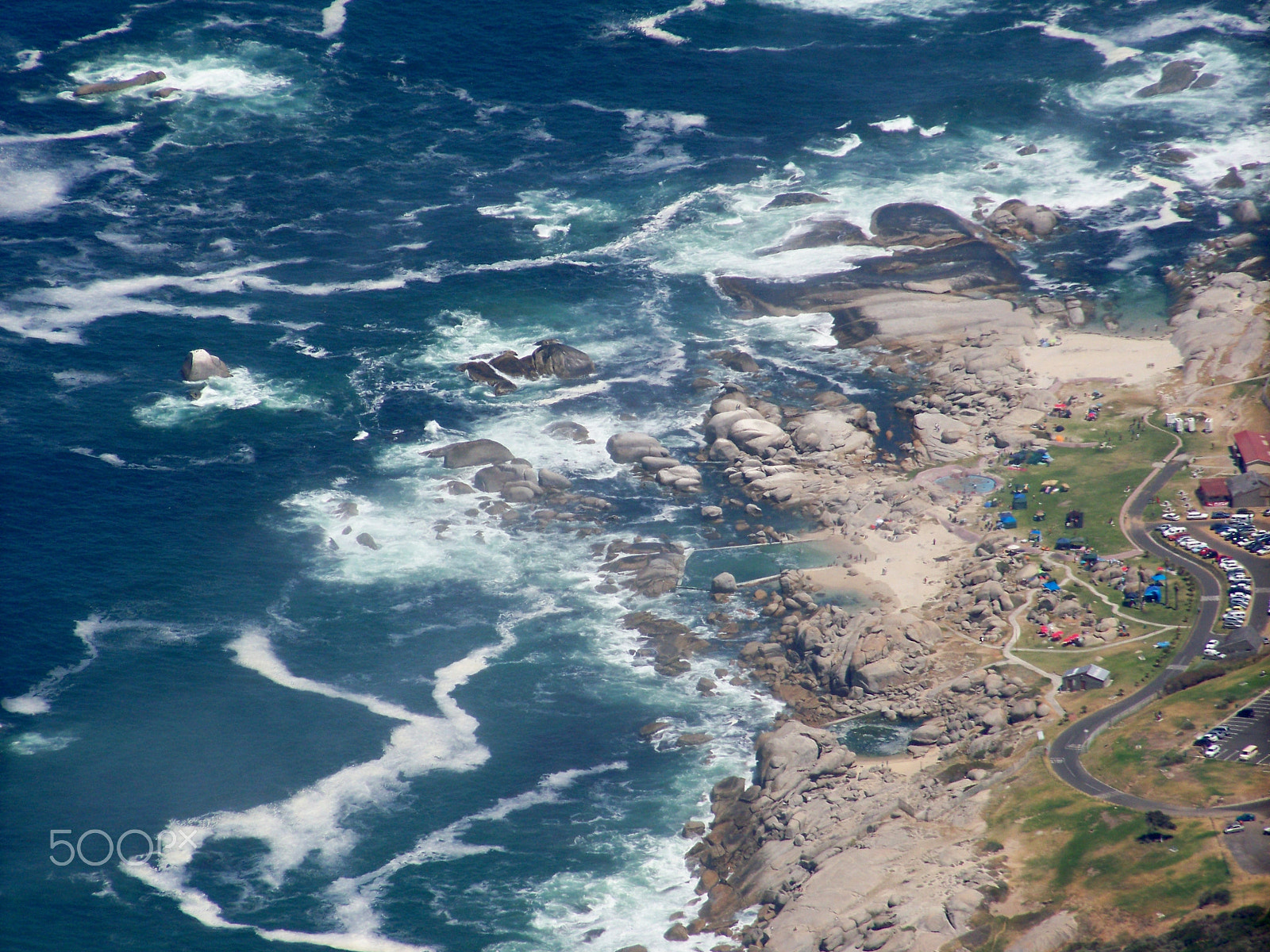 Kodak EASYSHARE Z1012 IS DIGITAL CAMERA sample photo. The sea from table mountain photography