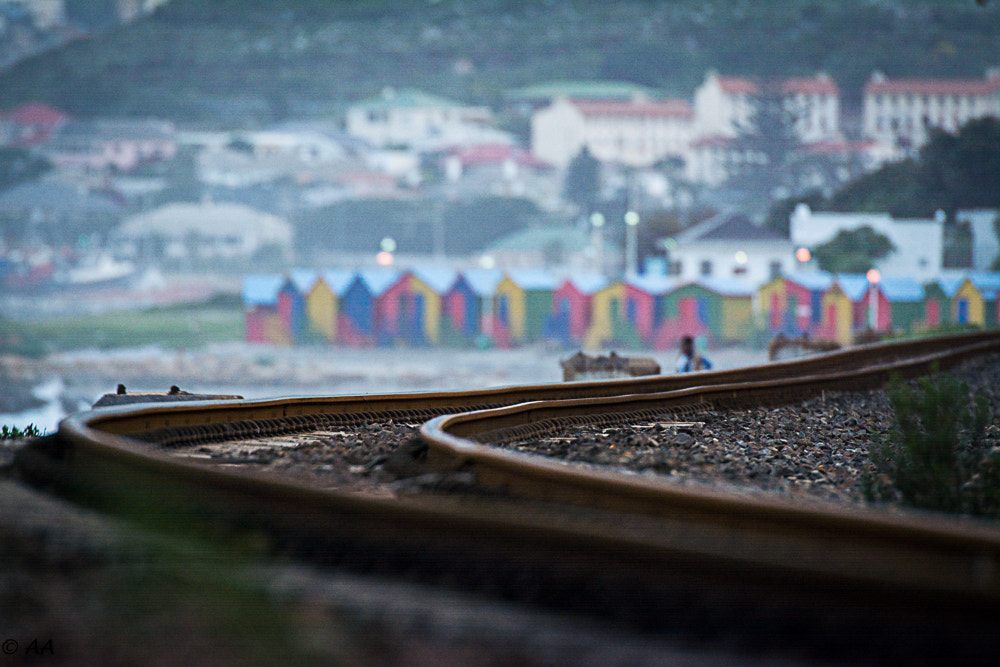 Sigma APO 170-500mm F5-6.3 Aspherical RF sample photo. Tracks in colour photography